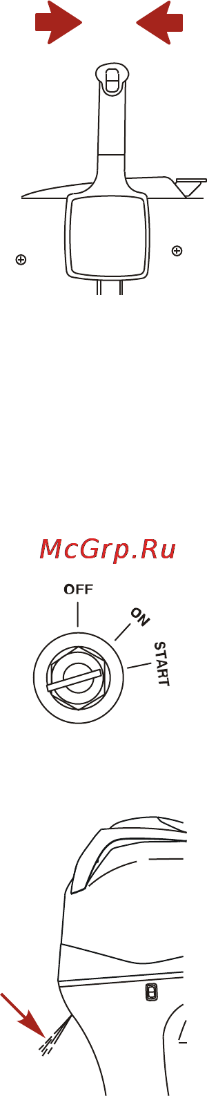 Mercury Marine ME F 115 ELPT EFI [55/109] Эксплуатация