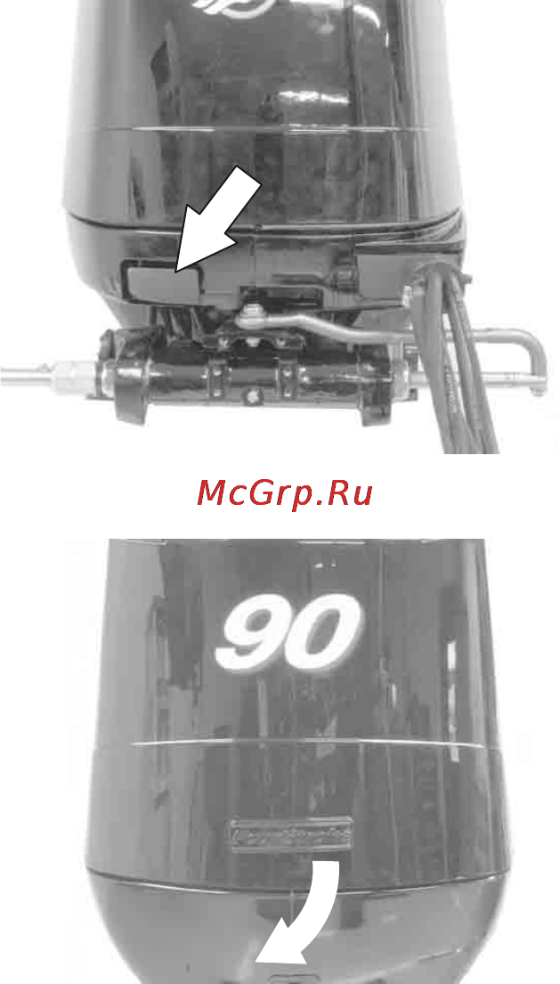 Mercury Marine ME F 100 ELPT EFI [61/109] Демонтаж