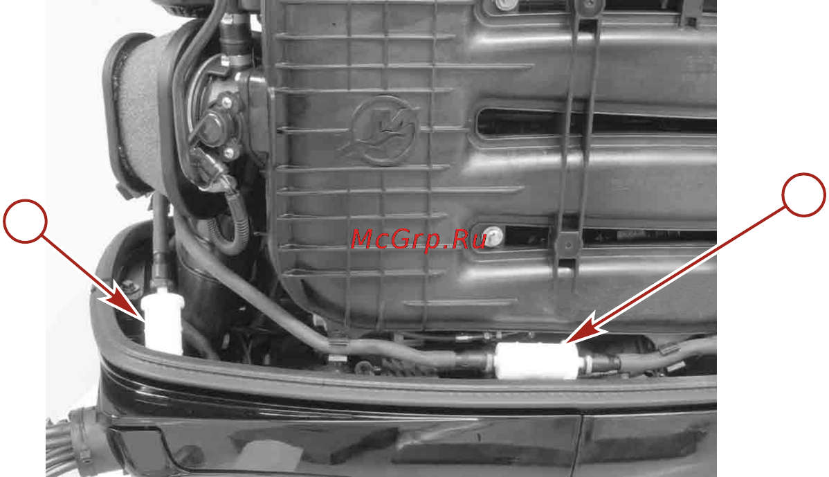 Mercury Marine ME F 100 ELPT EFI [66/109] Техническое обслуживание
