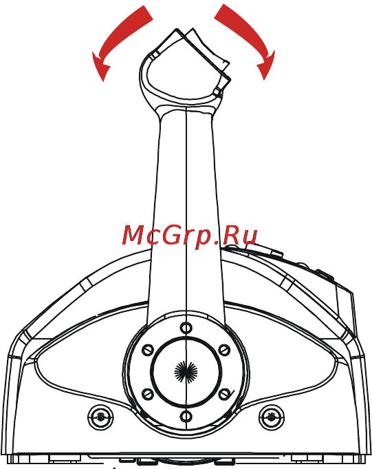 Mercury Marine ME F 150 CXL Verado [48/121] Характеристики и работа устройств управления для незначительного нактоуза
