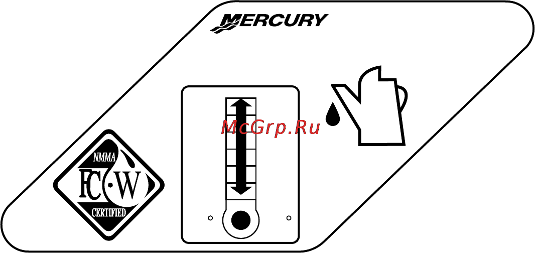 Mercury Marine ME F 300 CXXL Verado [42/118] Проверка уровня и добавление масла в двигатель
