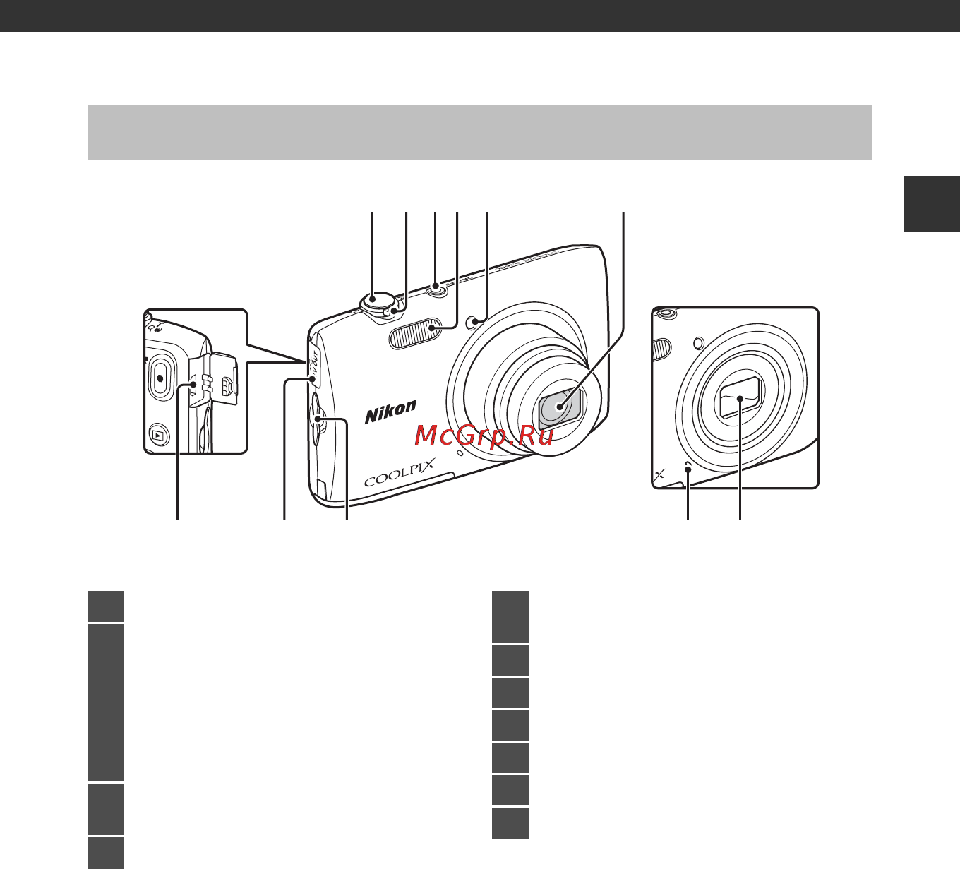 Nikon Coolpix S3600 Silver [19/212] Корпус фотокамеры