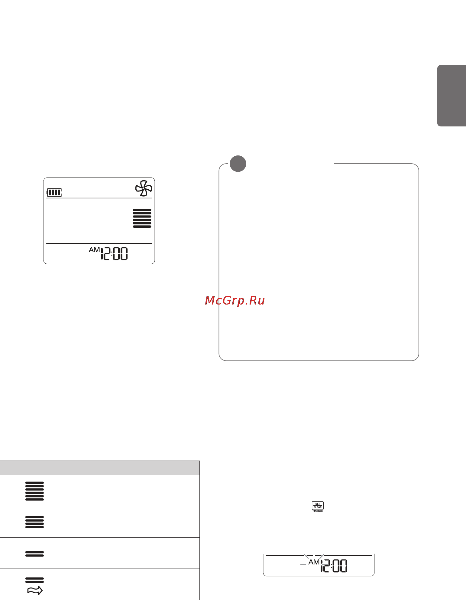 LG CA09RWK [11/22] Проветривание комнаты