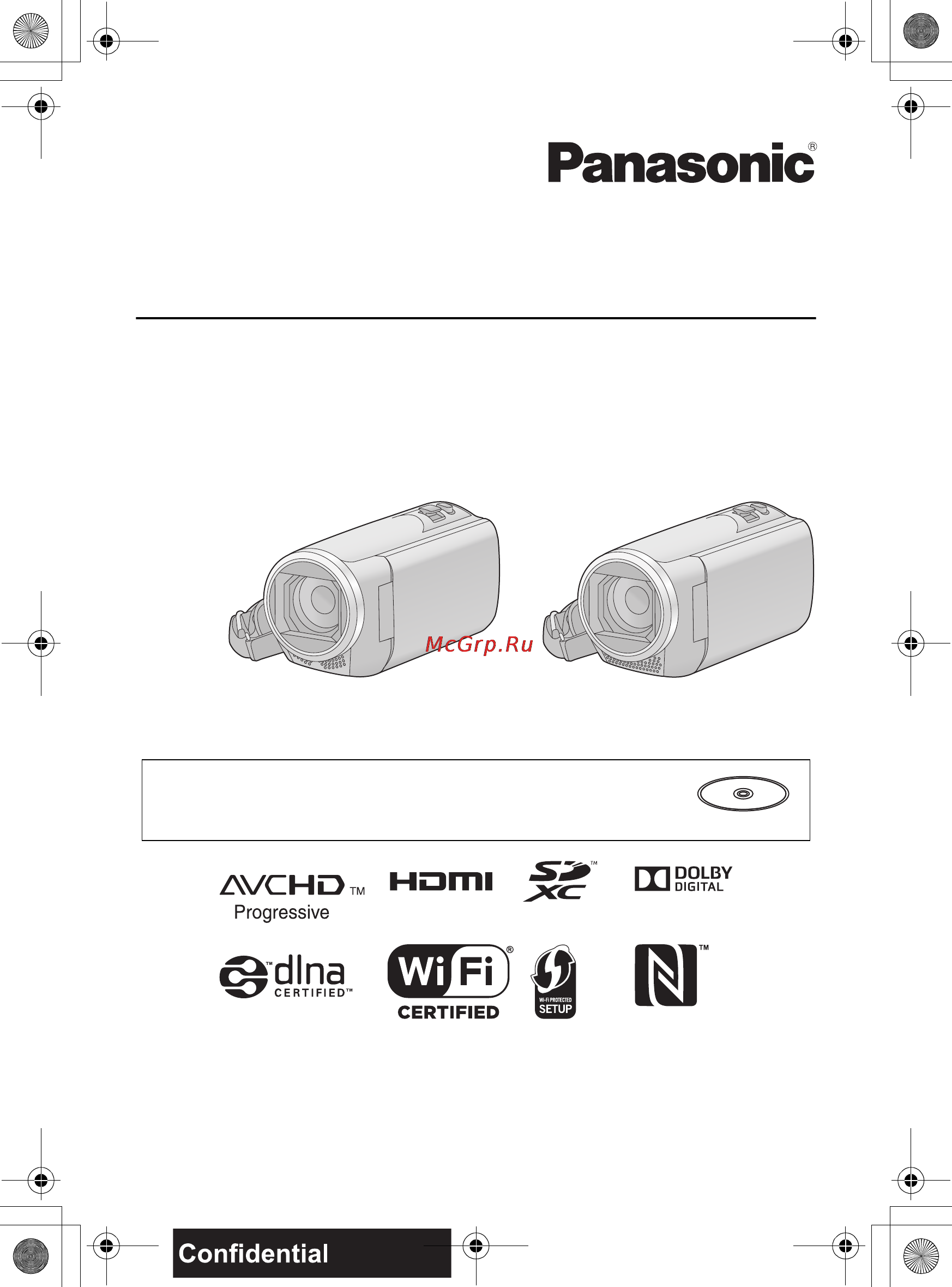 Panasonic HC-V250EE-K Инструкция по эксплуатации онлайн