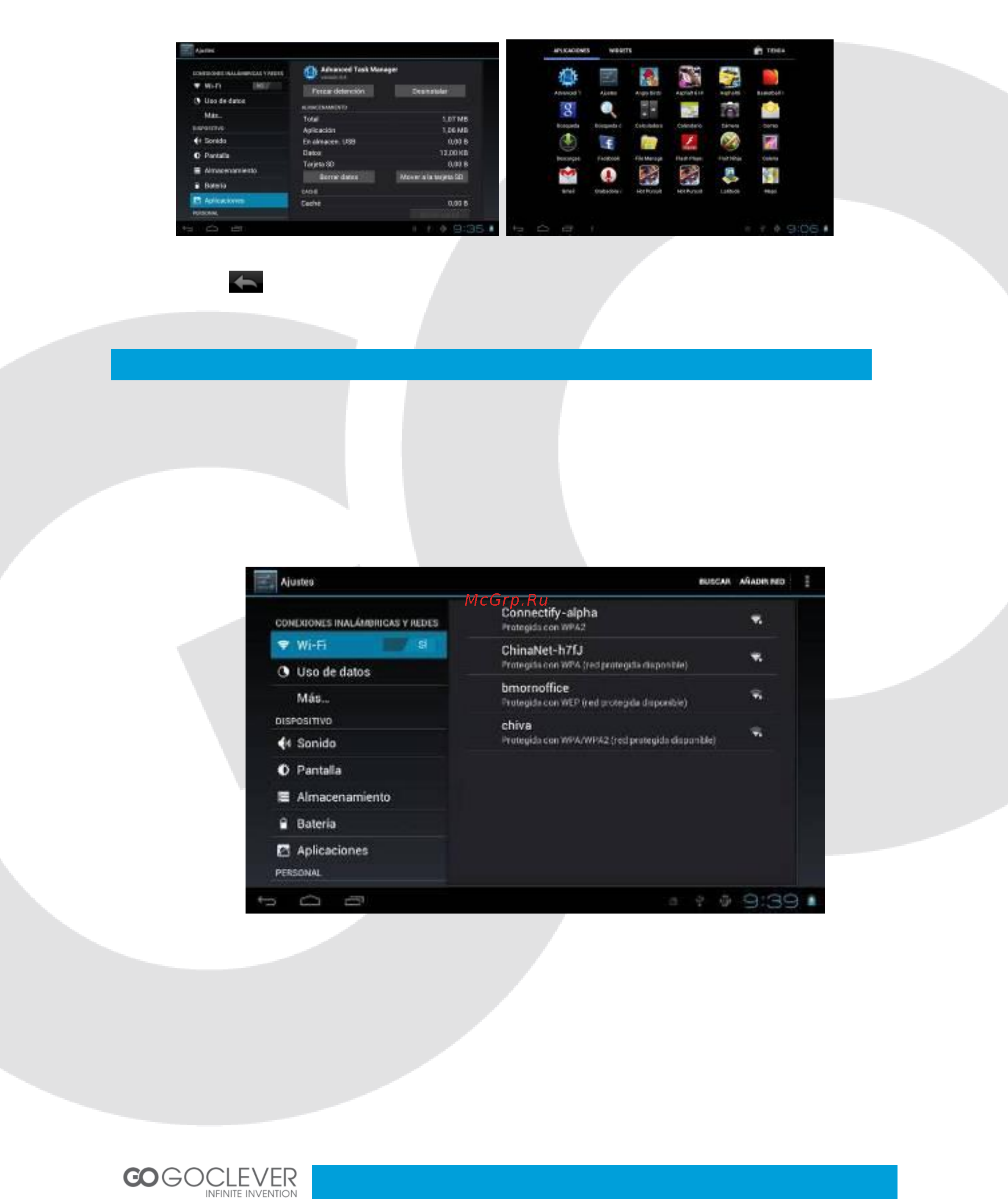 Goclever HYBRID+3G [10/31] Internet