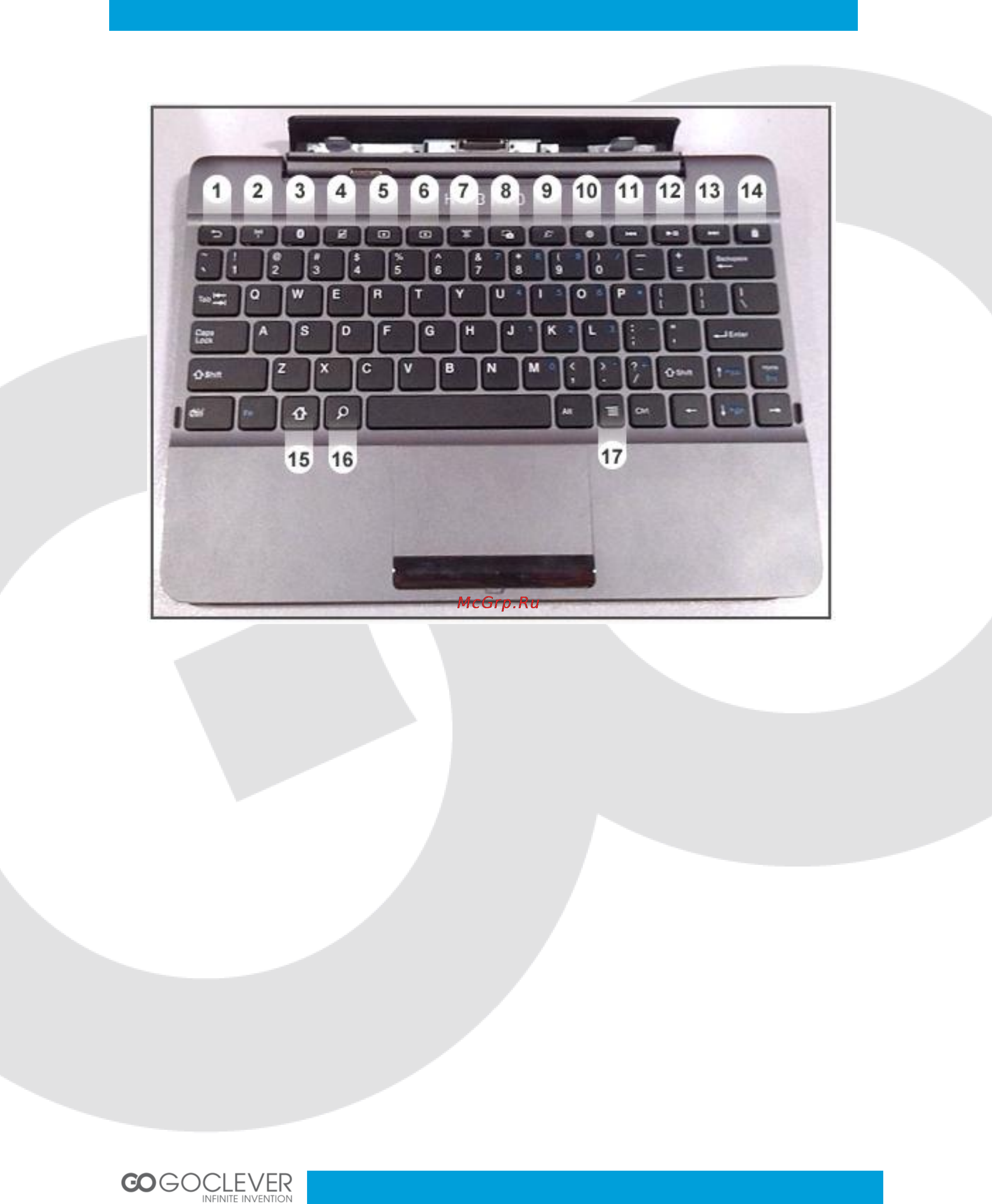 Goclever HYBRID [21/31] Przyciski klawiatury