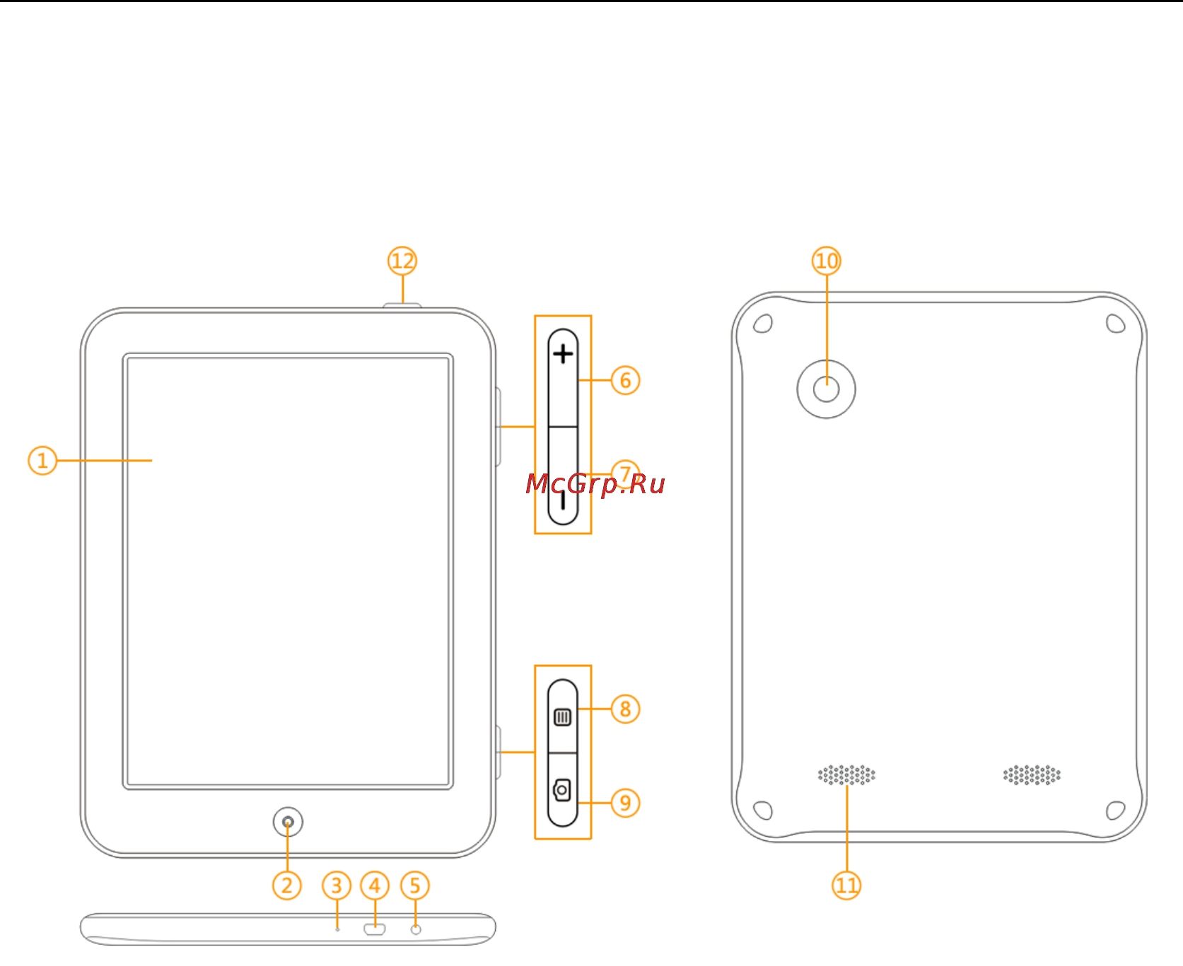 Goclever PLAY TAB 01 [2/10] Appearance and buttons