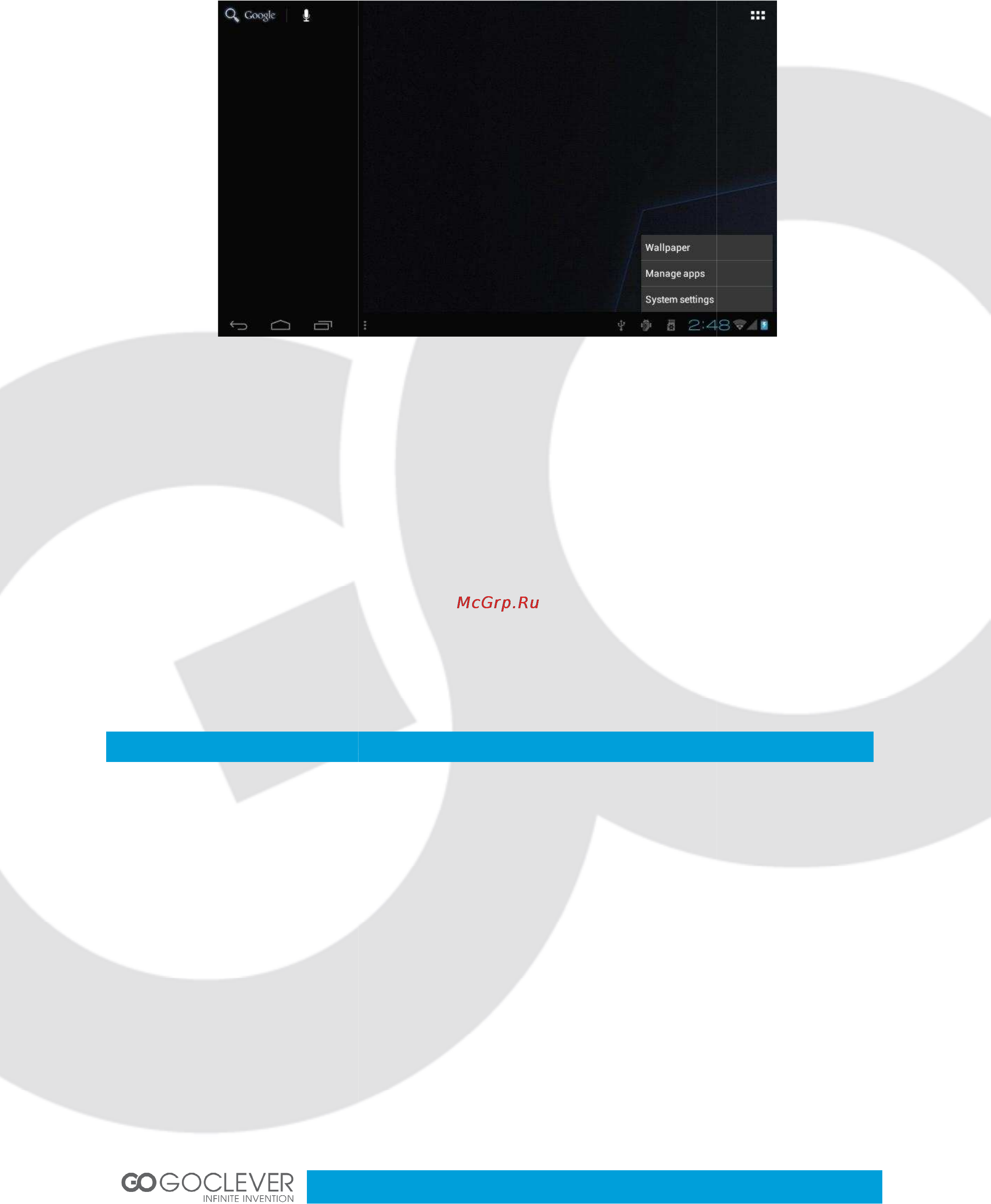 Goclever TAB A93 [25/37] Podstawowe funkcje