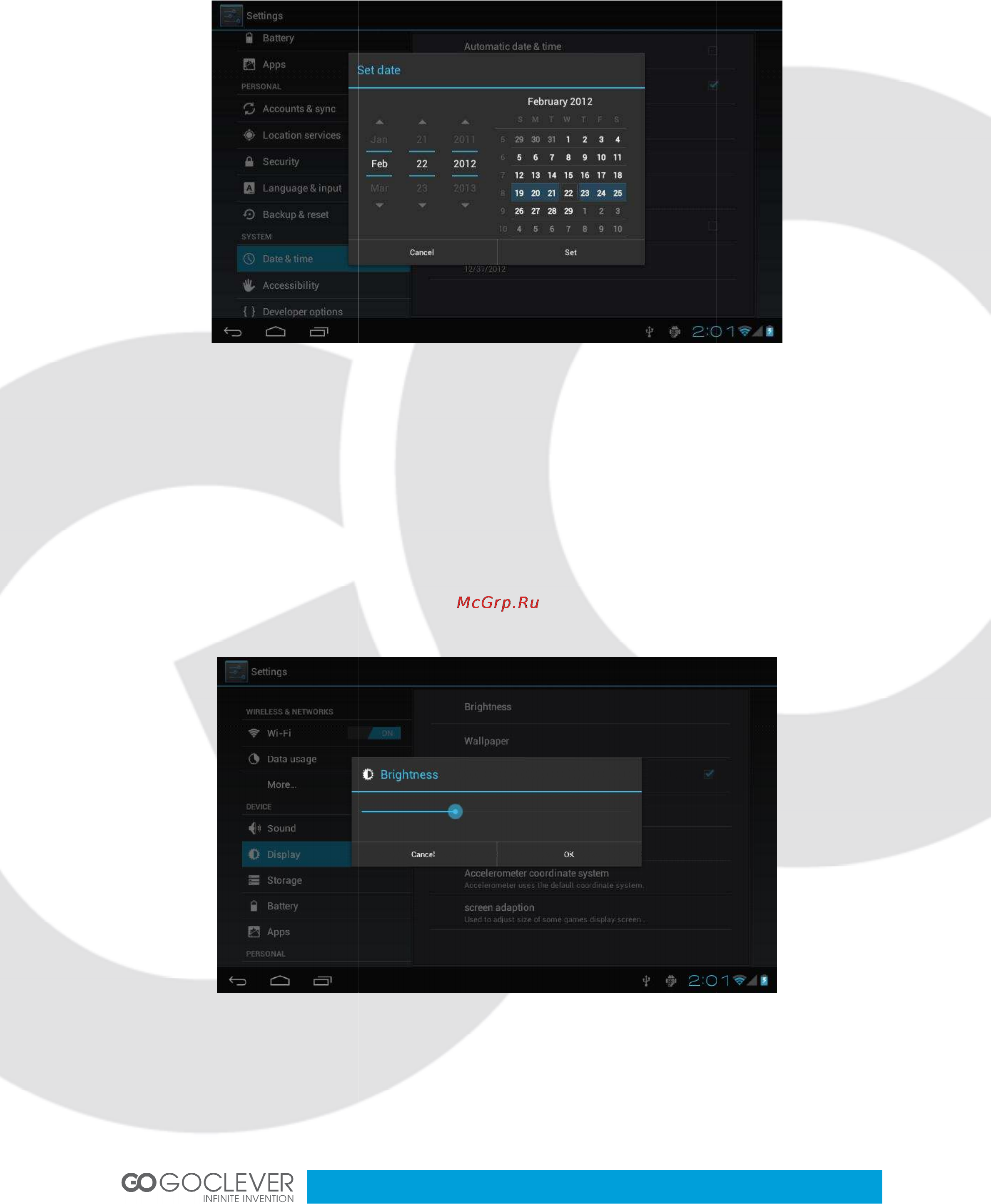 Goclever TAB A93 Инструкция по эксплуатации онлайн [27/37] 95265