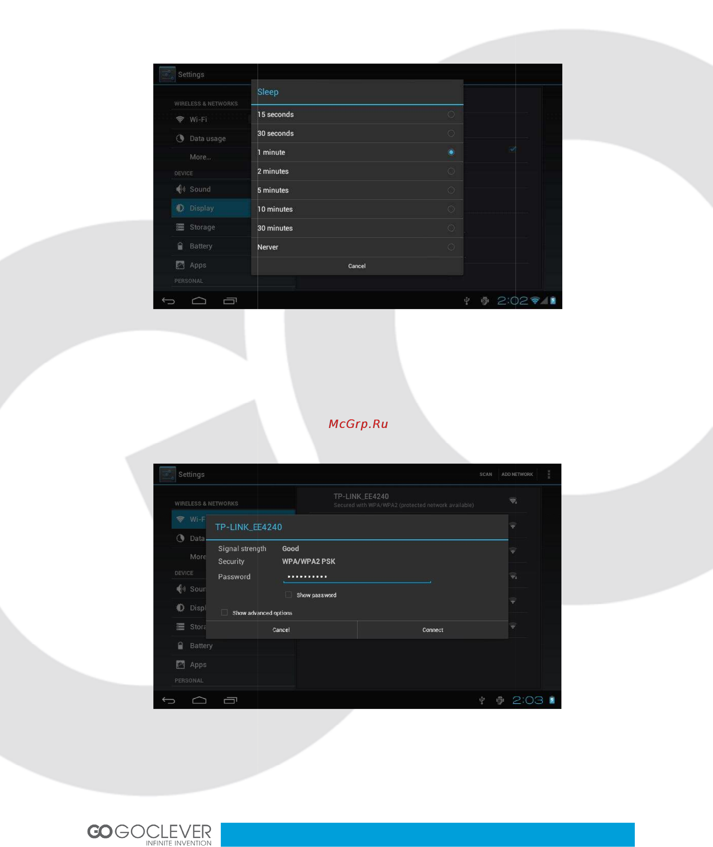 Goclever TAB A93 Инструкция по эксплуатации онлайн [28/37] 95265