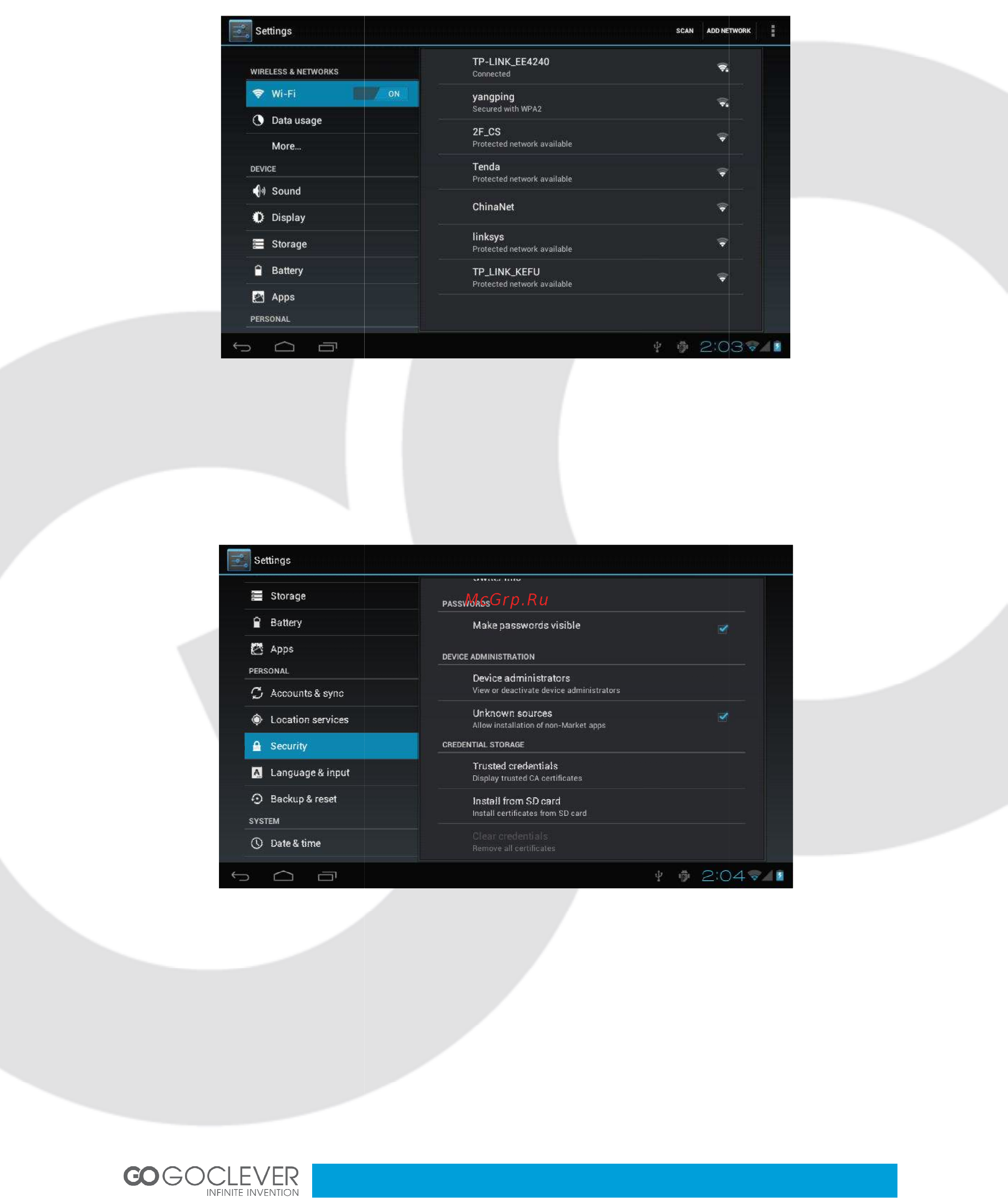 Goclever TAB A93 Инструкция по эксплуатации онлайн [29/37] 95265