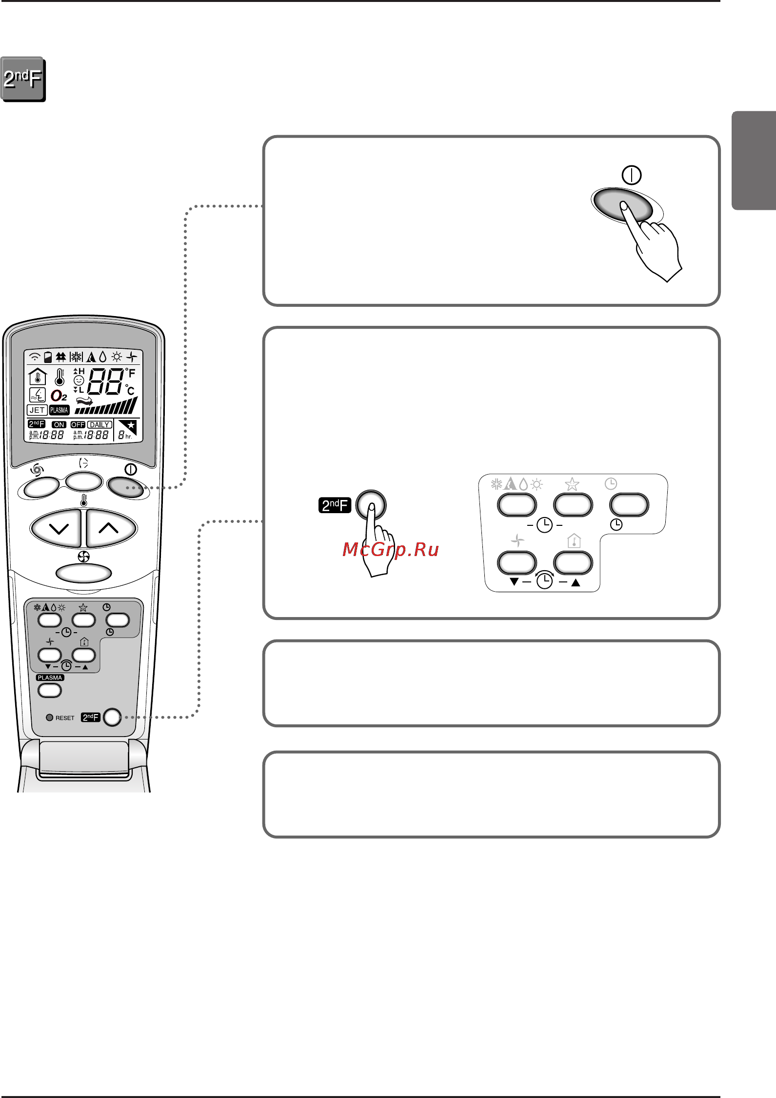 LG MV09AH [41/413] Funzionamento del tasto a f