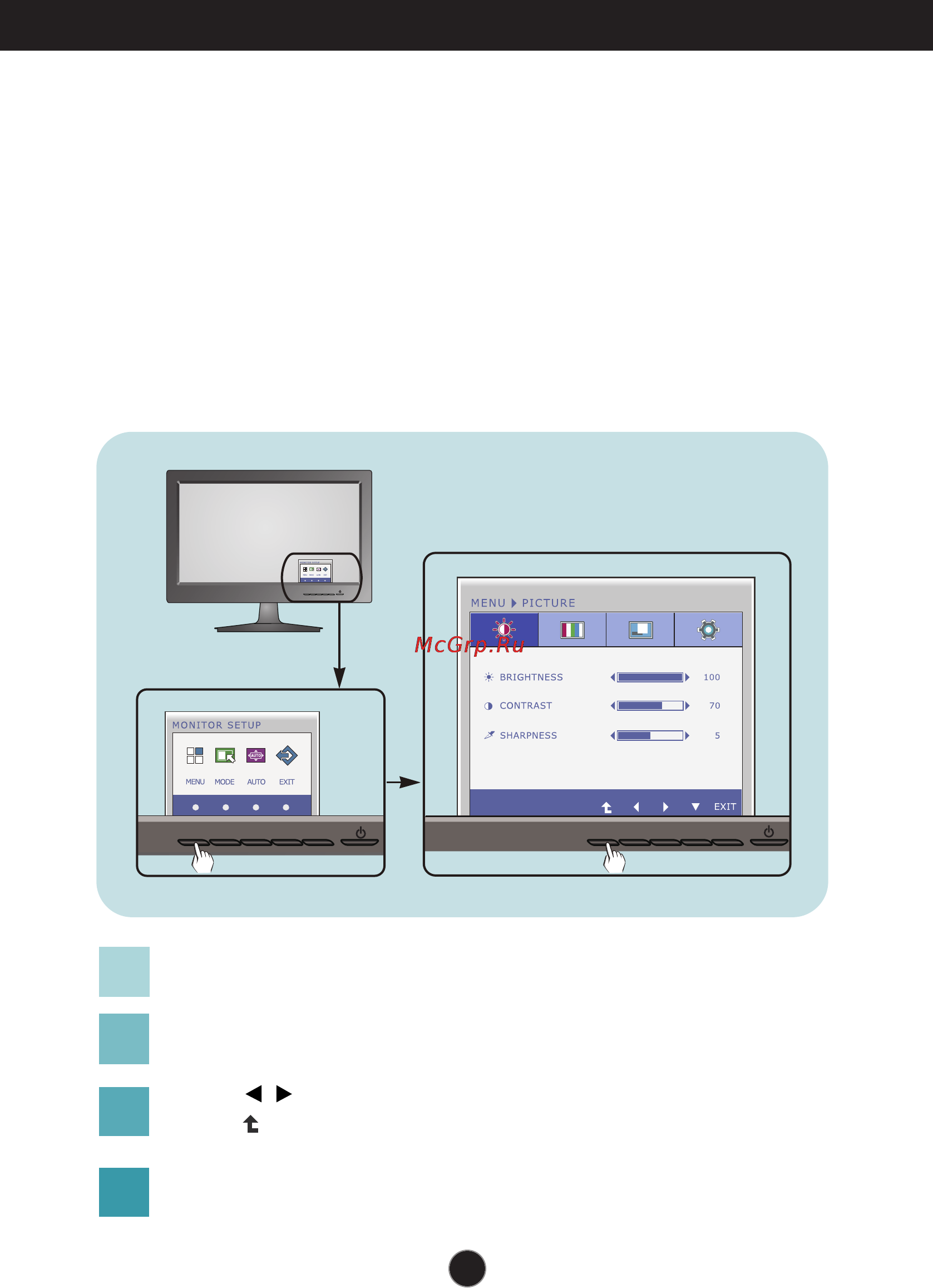 LG W2340S-PN [12/29] On screen display osd control adjustment