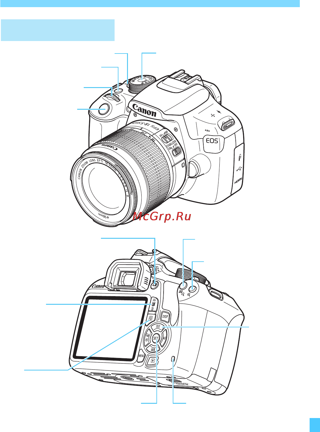 Canon EOS 1200D 18-55IS Kit + Bag Инструкция по эксплуатации онлайн [327/342] 95813