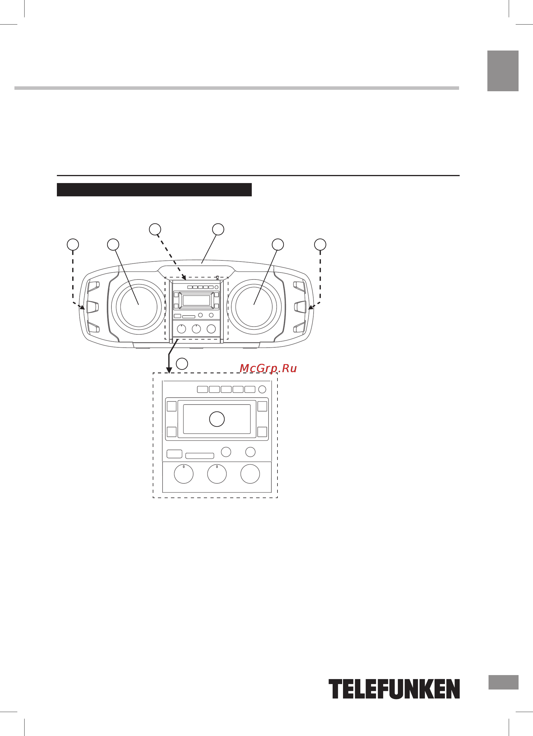 Telefunken TF-SRP3402B Orange [2/7] Руководство по эксплуатации