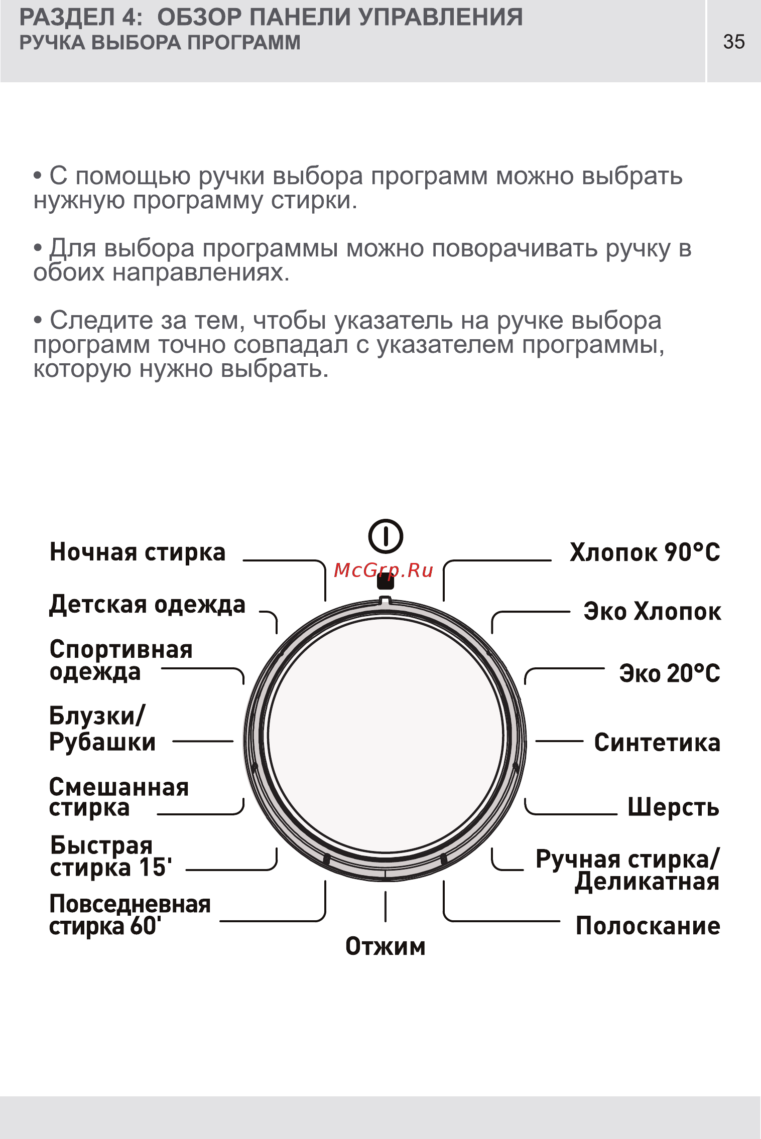 Vestel MLWM 1041 LCD [35/88] Страница 35