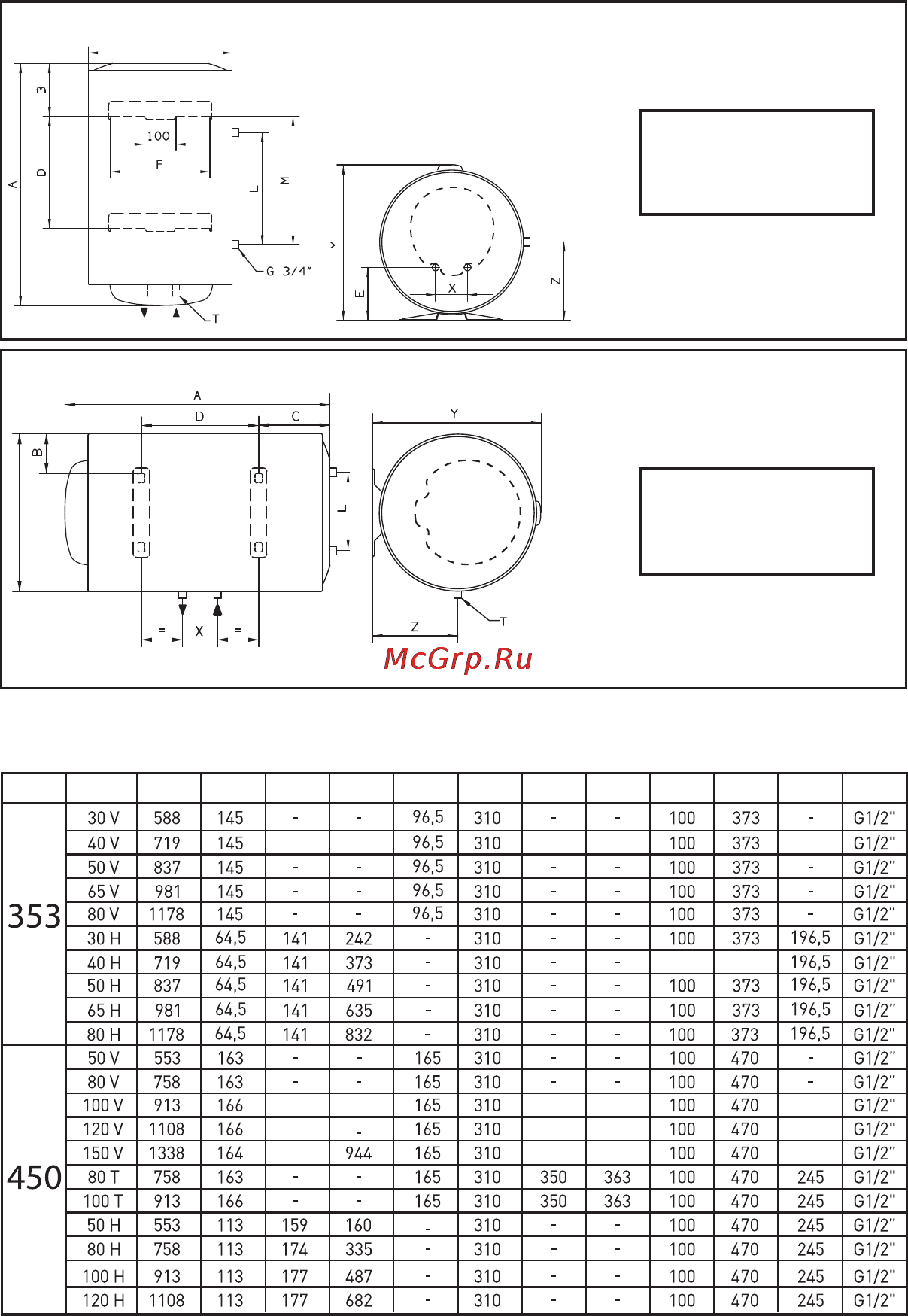 Ariston PRO R 50 V [18/20] Схема установки installation scheme