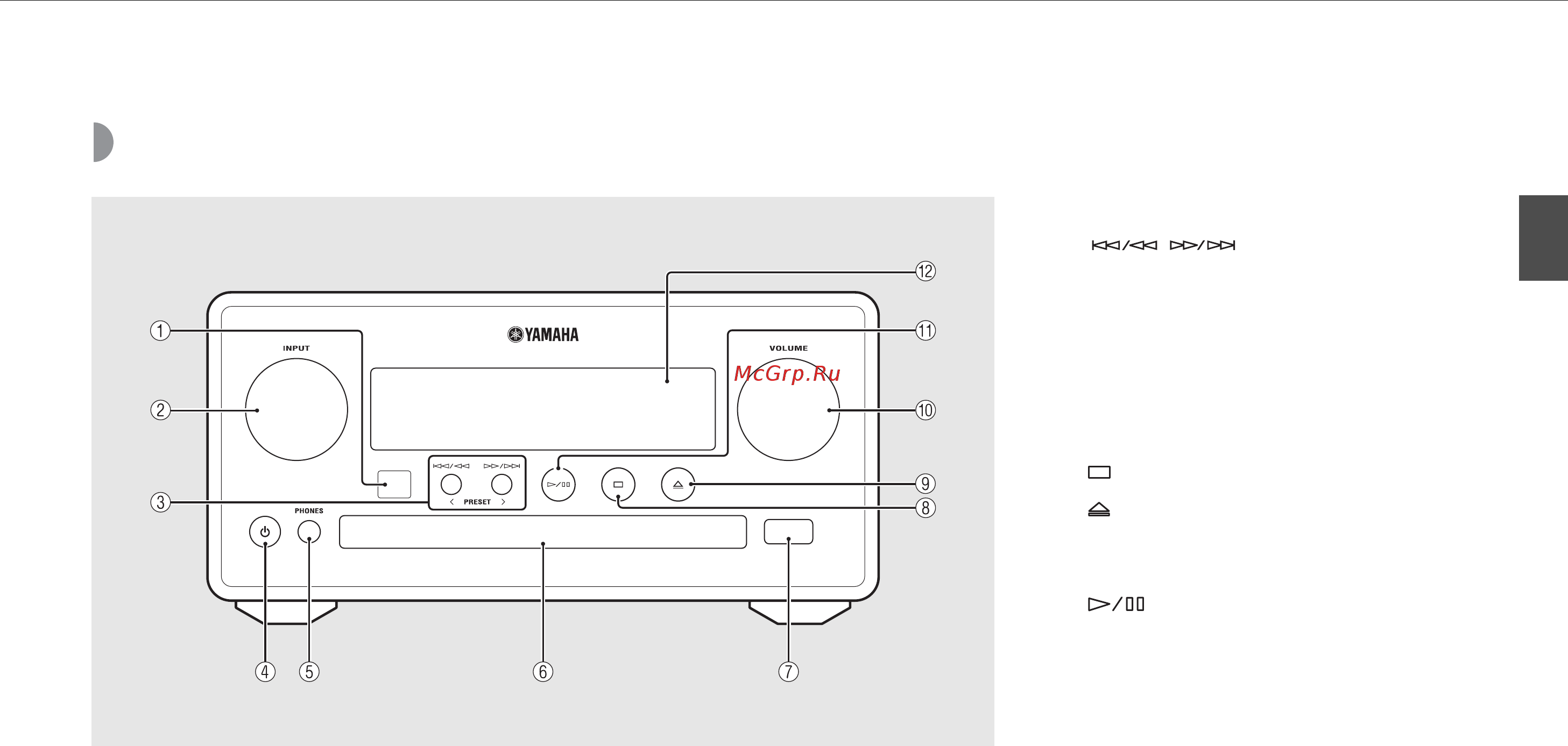 Yamaha CRX-N560 Black [93/182] Frontpanel