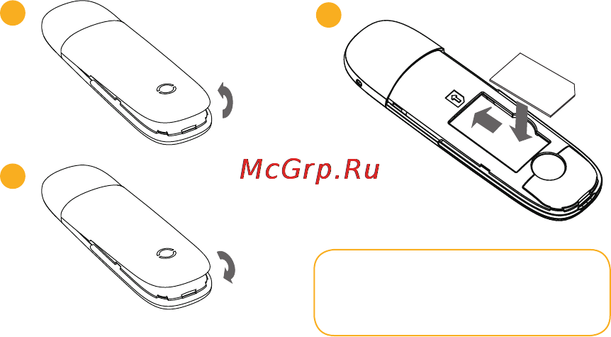Zte БИЛАЙН MF 192 [4/24] Шаг 1 установка sim карты