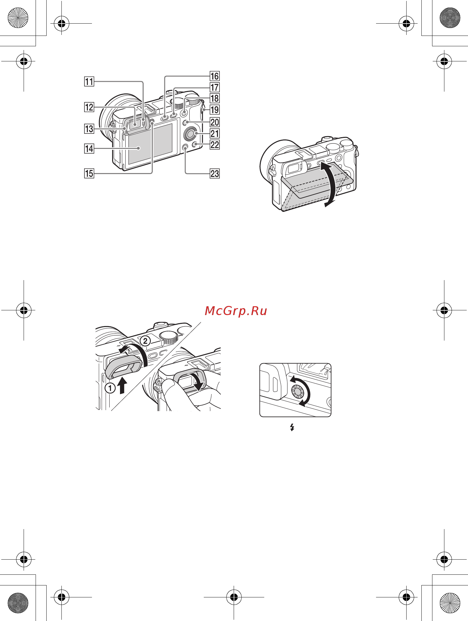 Sony Alpha A6000 ILCE-6000LB Black [13/42] K датчик окуляра l видоискатель m наглазник окуляра