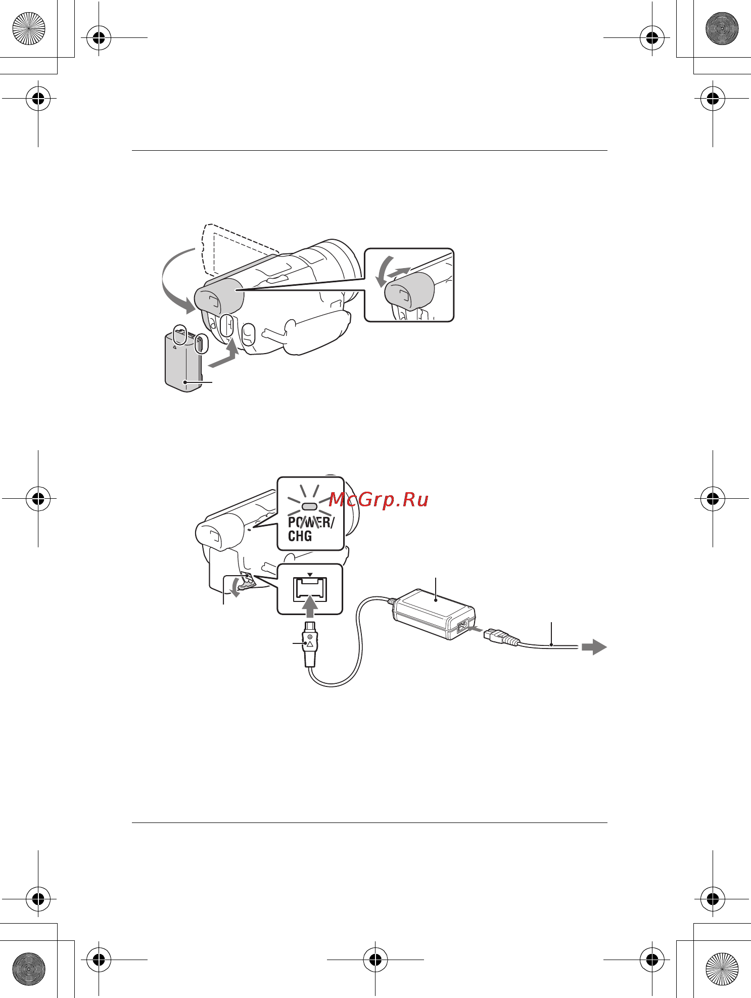 Sony 4K FDR-AX100E [12/60] Зарядка аккумуляторной батареи