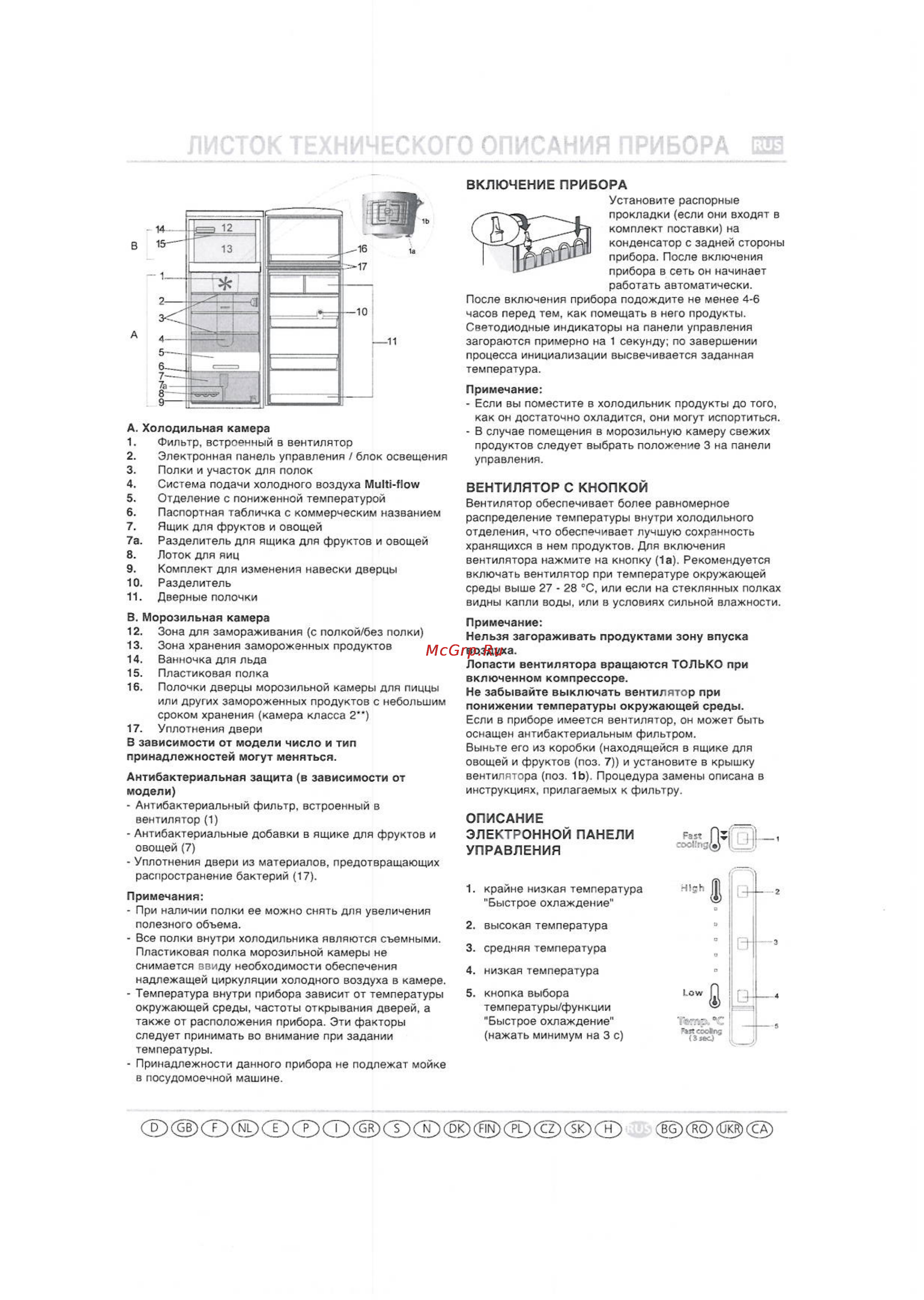 Whirlpool WTV 4125 NF W Инструкция по эксплуатации онлайн [3/10] 96445