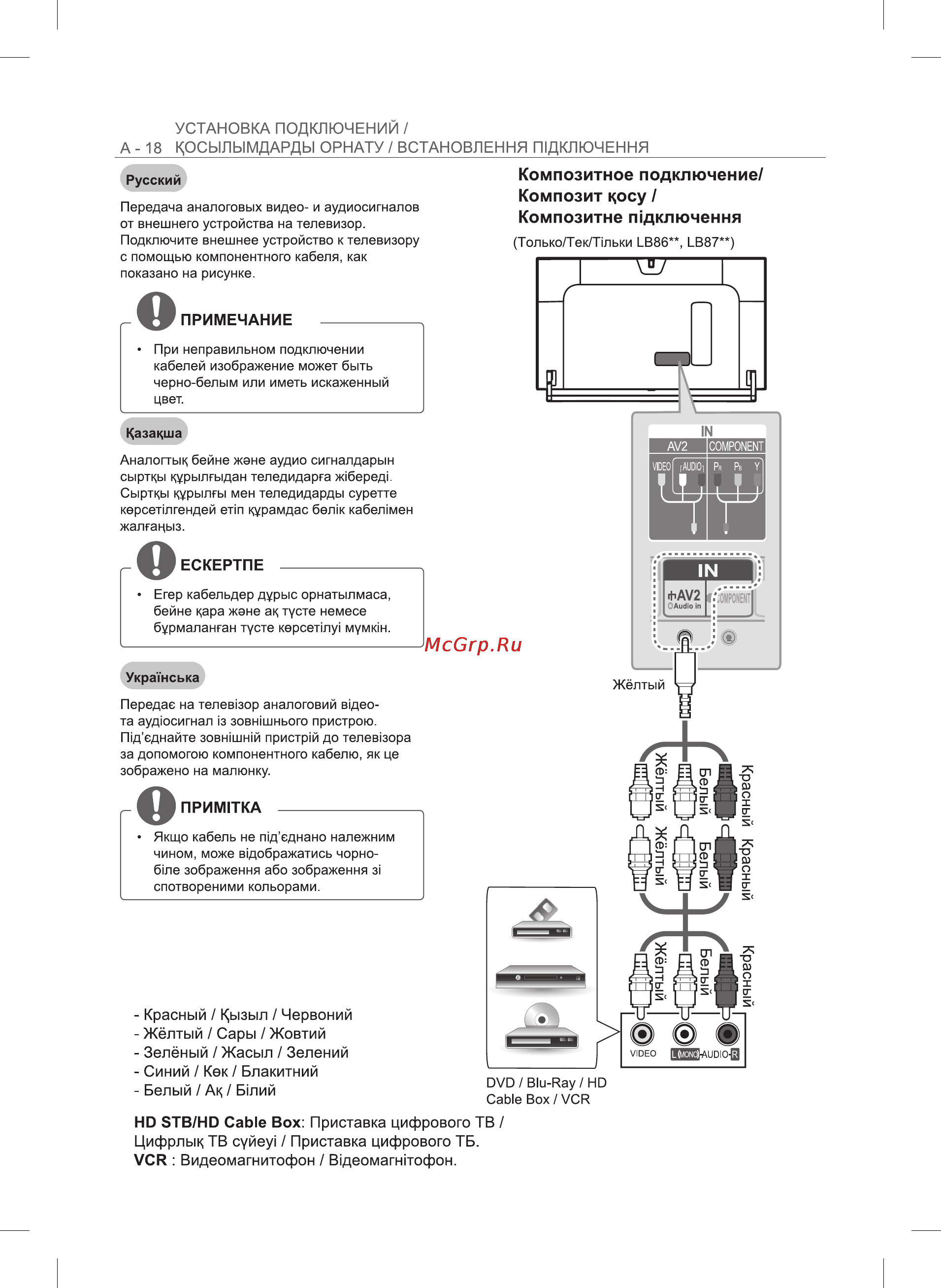 LG 55LB860V Инструкция по эксплуатации онлайн [18/128] 96467