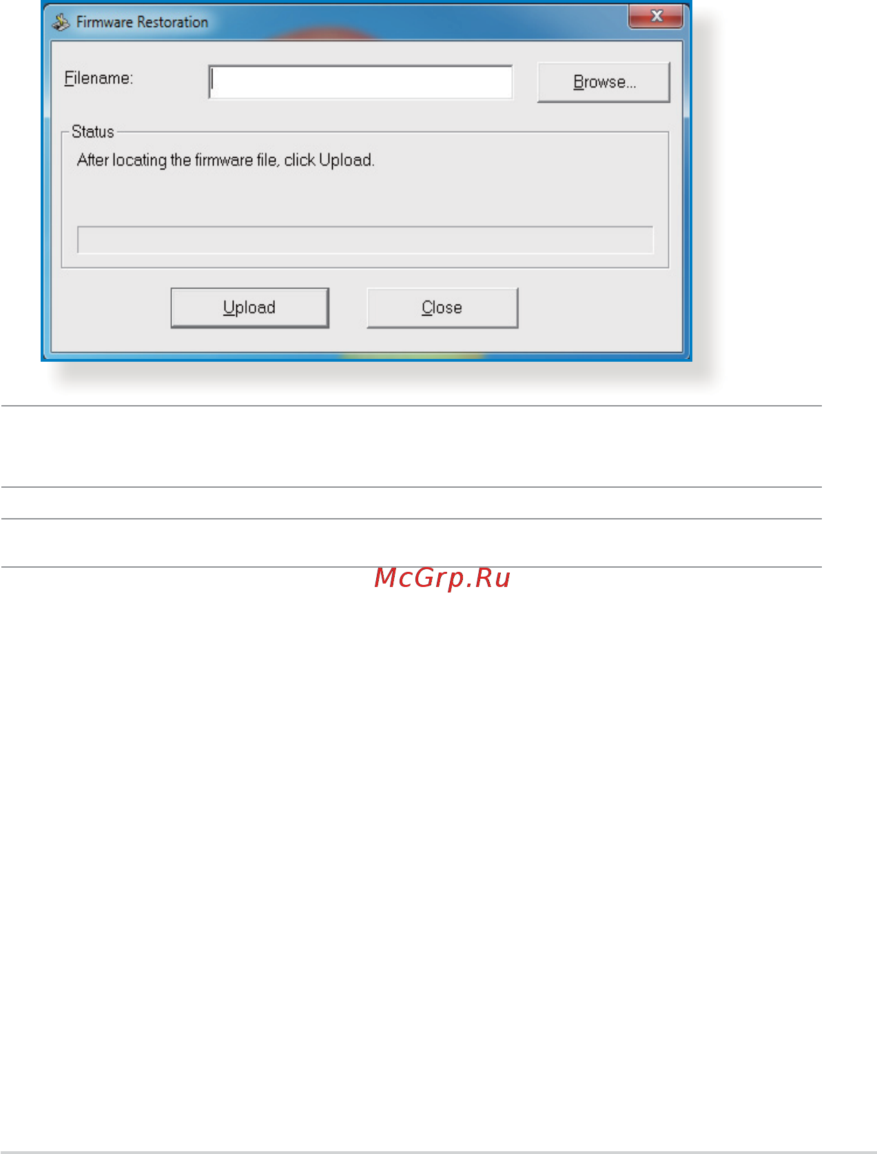 Asus RT-AC52U [87/130] Firmware restoration