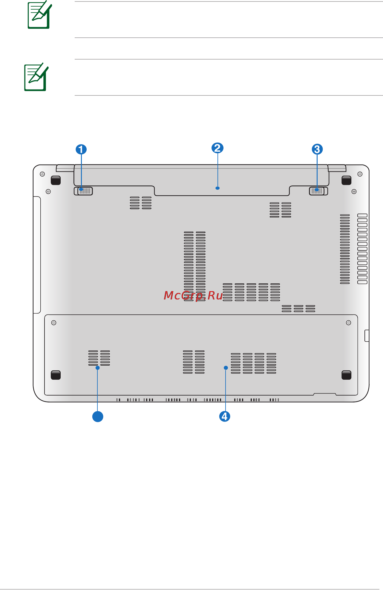 Asus K56CB-XO198H [18/120] Нижняя сторона