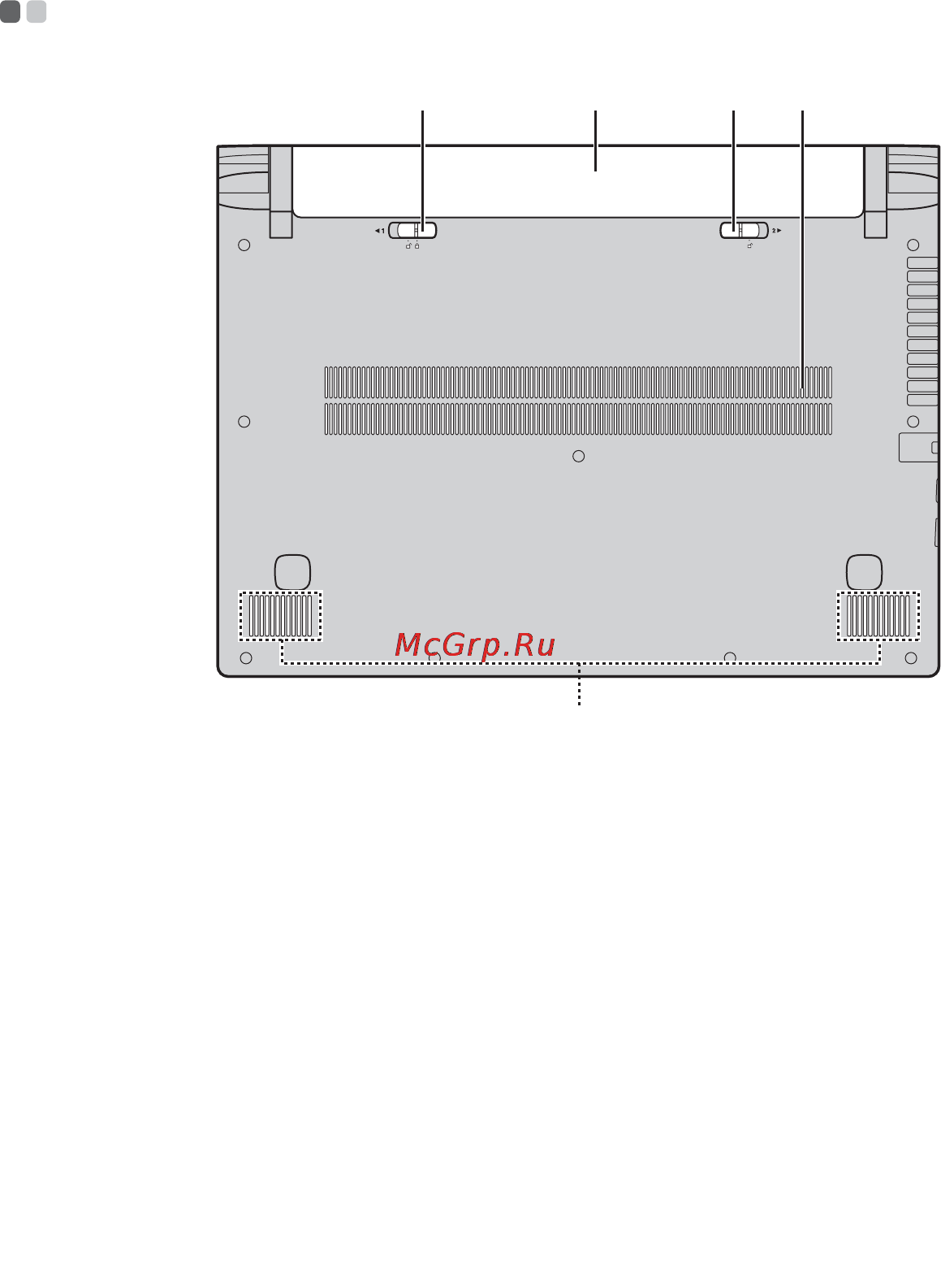 Lenovo Idea Pad Flex15 (59404202) [19/40] Вид снизу