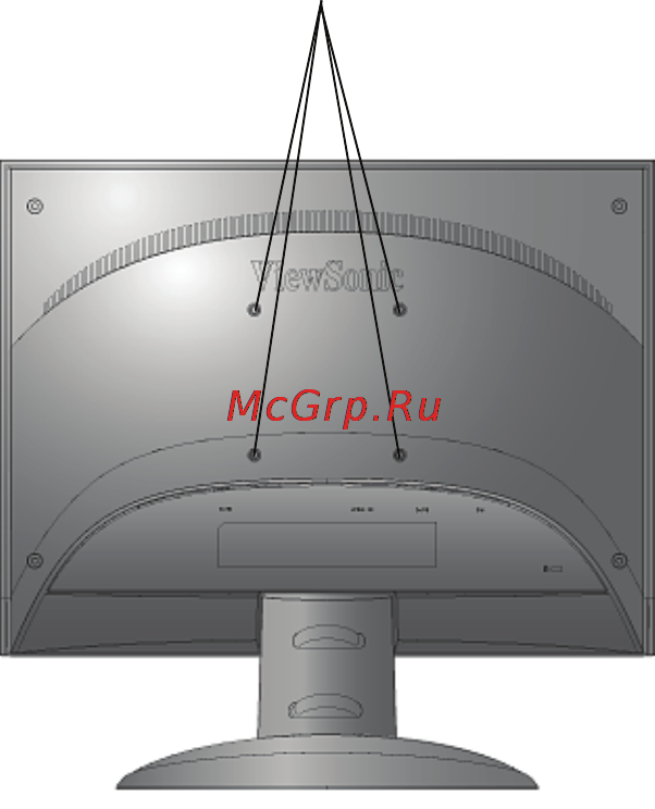 Viewsonic VX2245WM [10/28] Wall mounting optional