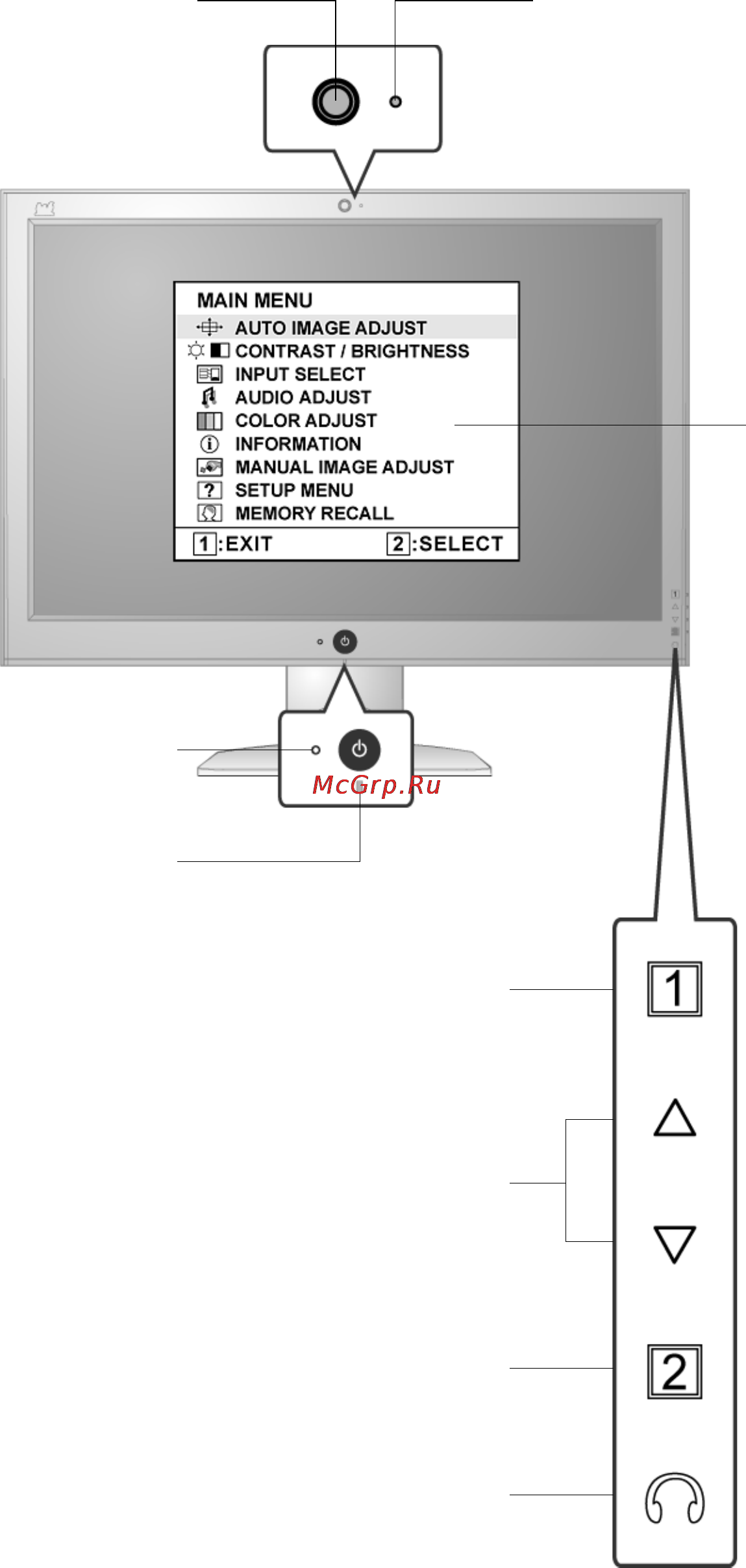 Viewsonic VX2255WMH [11/25] Adjusting the screen image