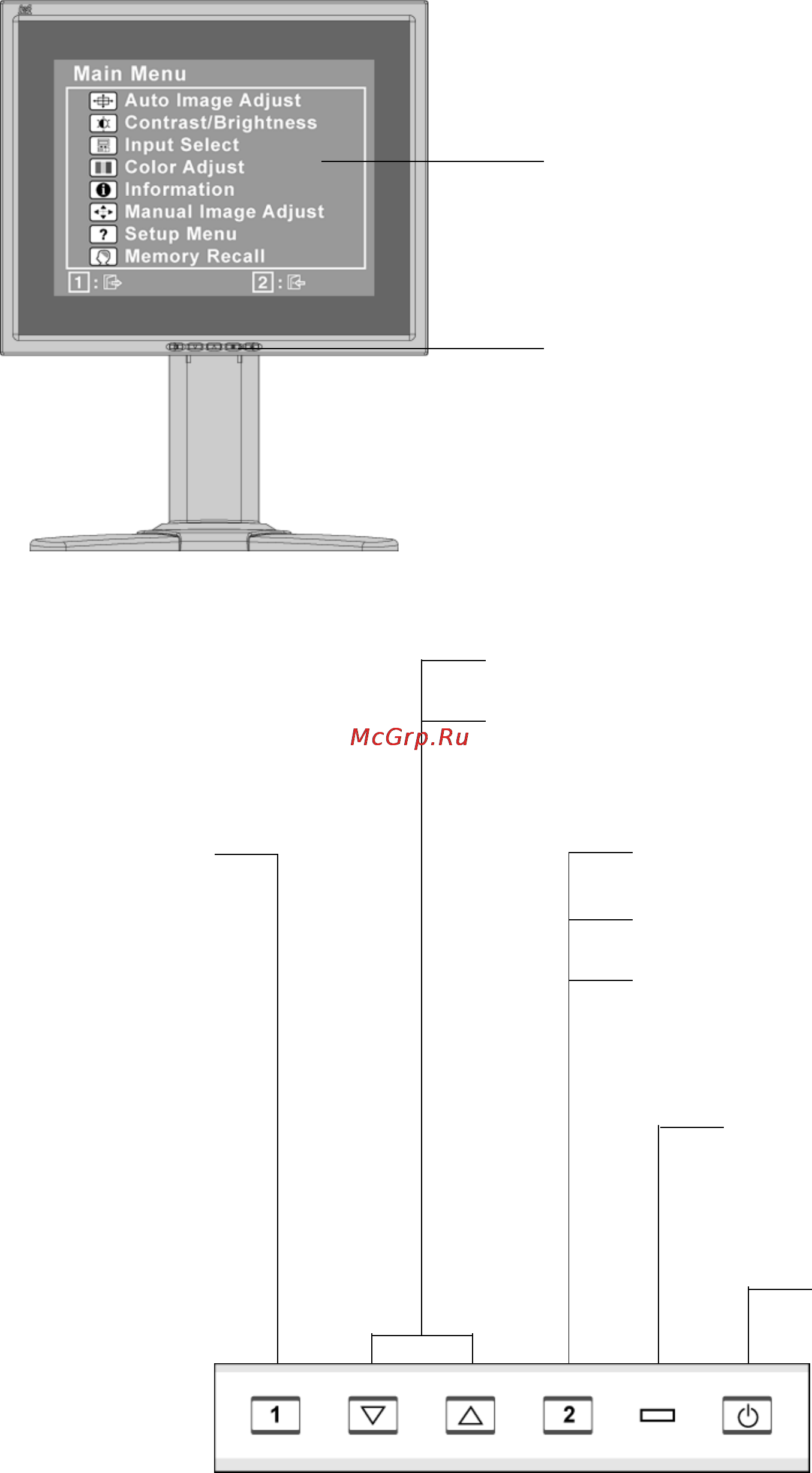 Viewsonic VP930 [12/23] Adjusting the screen image