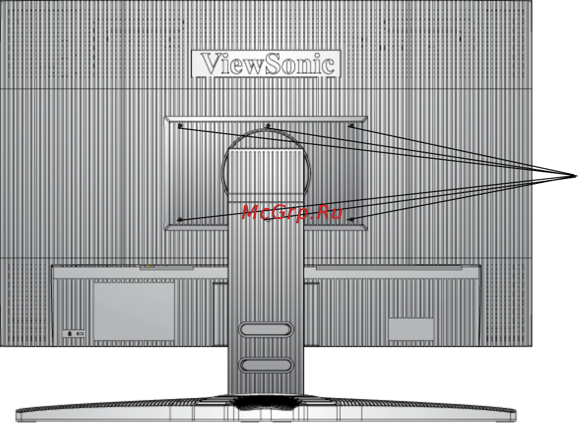 Viewsonic VP2365WB [11/27] Wall mounting optional