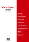 Viewsonic VP2330WB Инструкция по эксплуатации