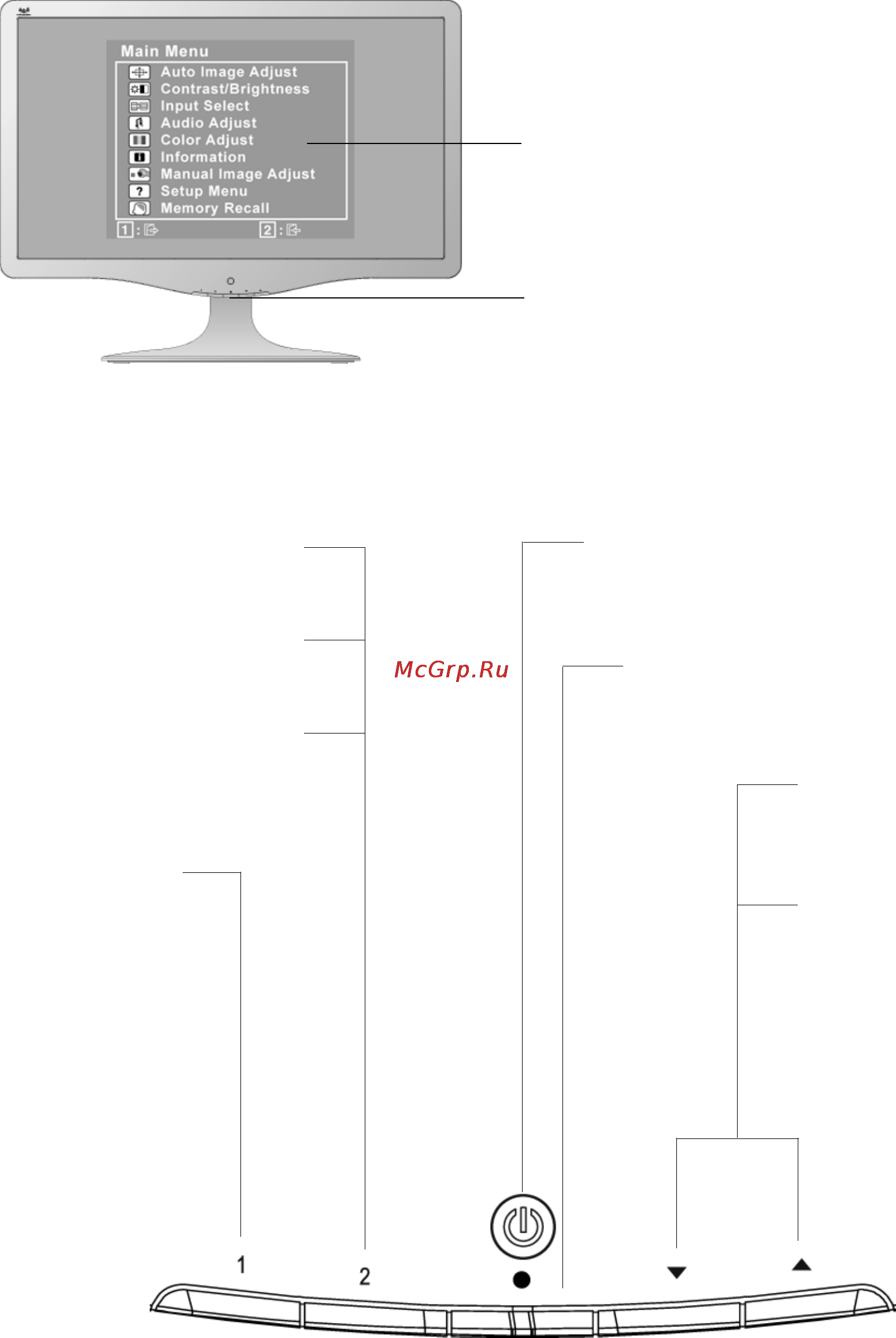 Viewsonic VA2231W-LED [12/26] Adjusting the screen image