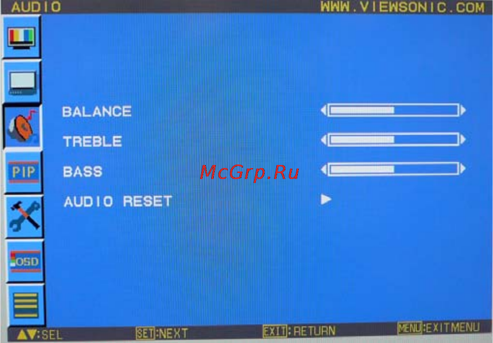 Viewsonic CD4220 [28/44] Audio звук
