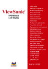 Viewsonic VP2765-LED Инструкция по эксплуатации