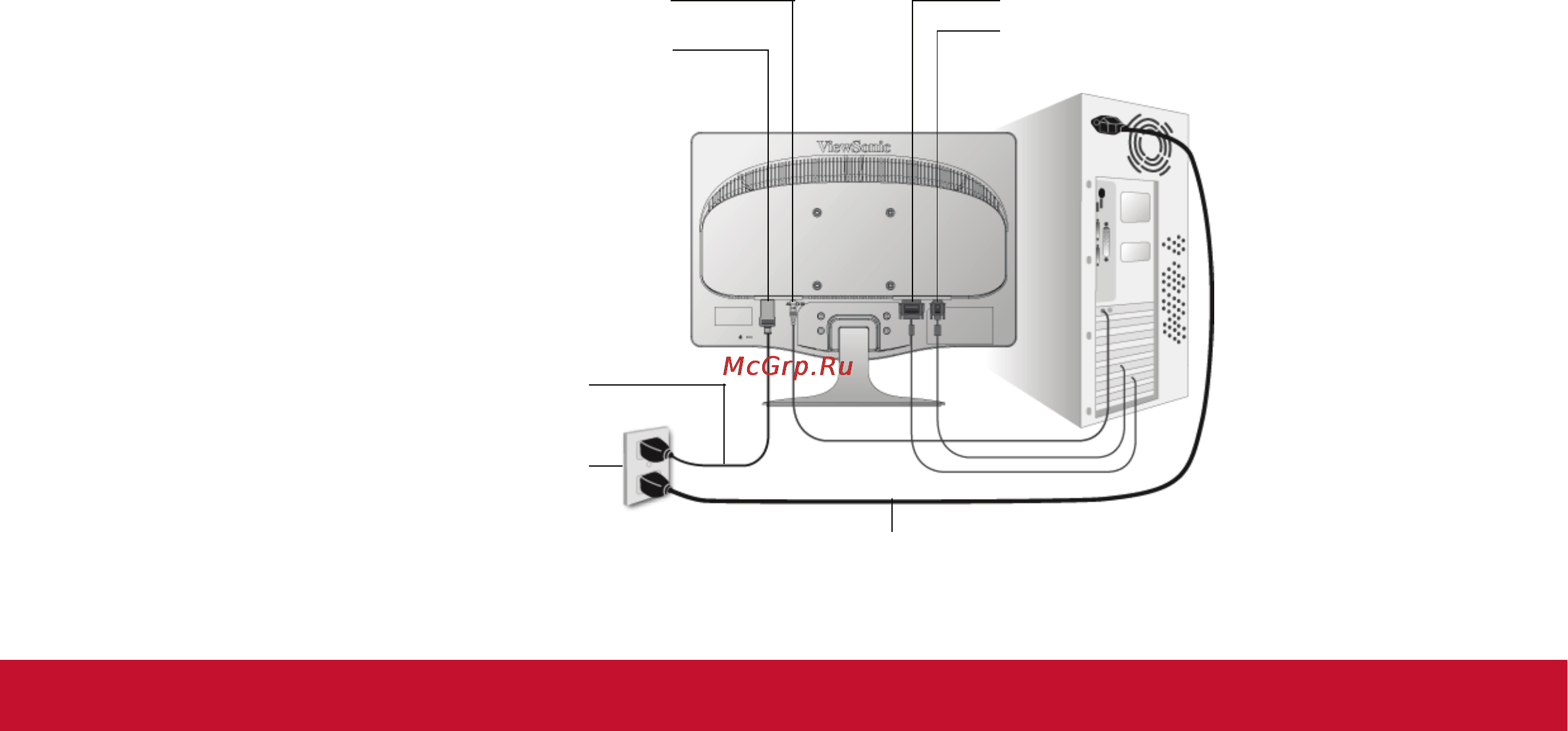 Viewsonic VA2232W-LED [9/26] Краткое руководство по установке