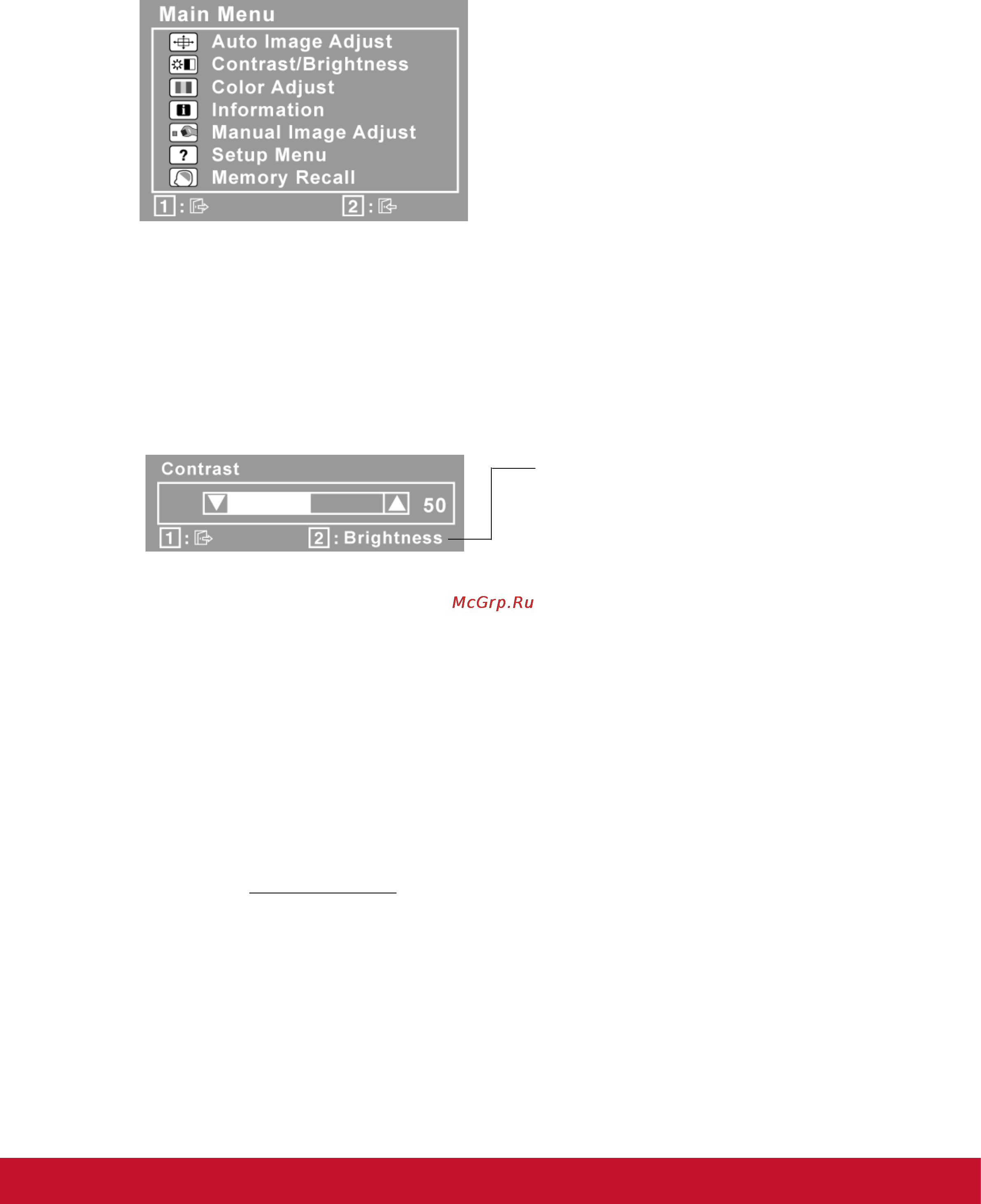 Viewsonic VA1939WA-LED [12/23] Main menu