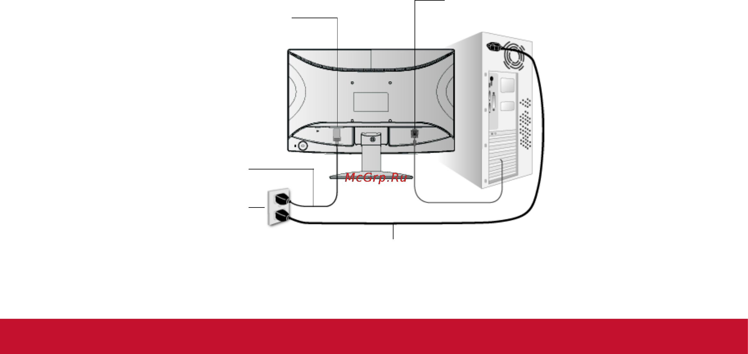 Viewsonic VA1939WA-LED [8/23] Краткое руководство по установке
