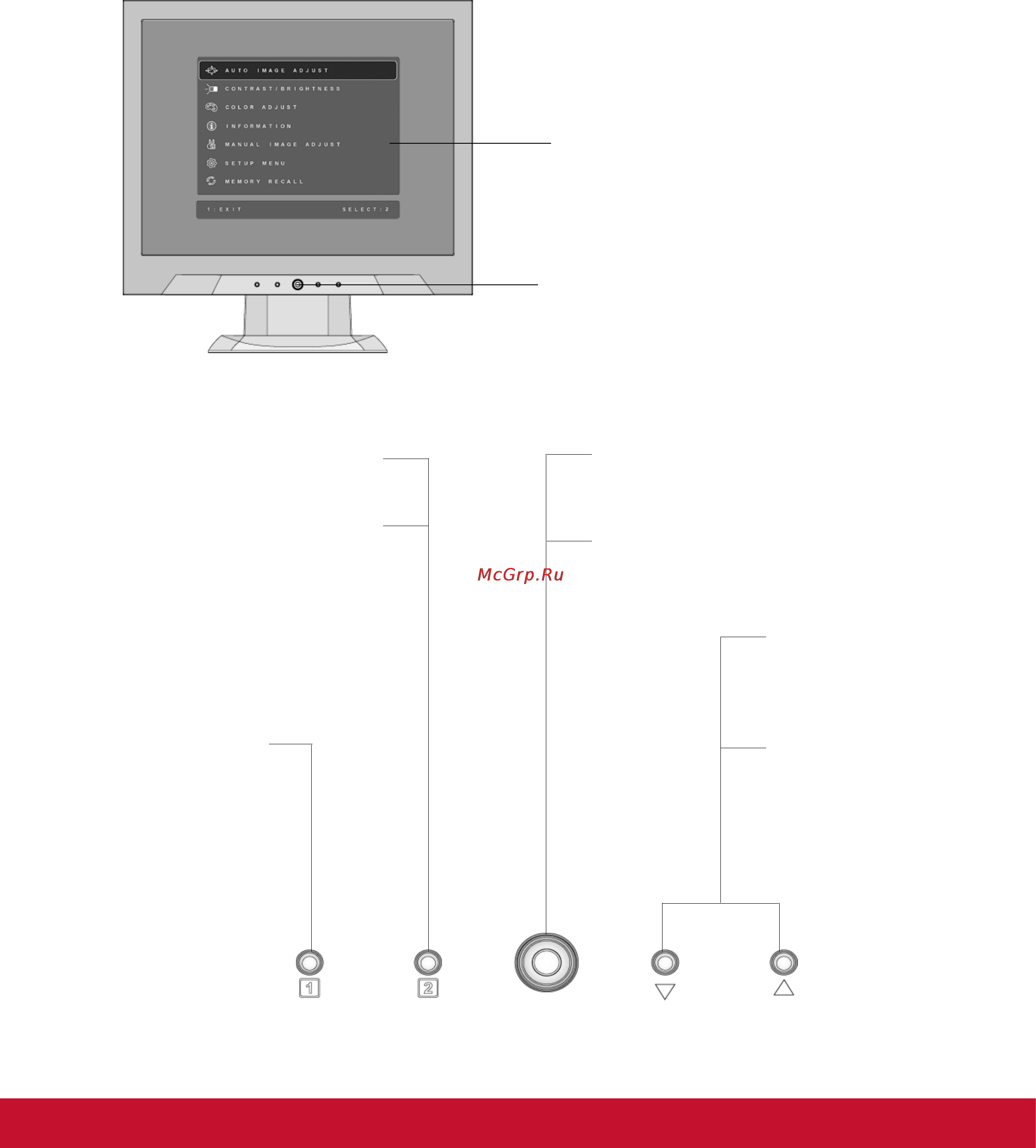 Viewsonic VA705-LED [12/24] Настройка изображения