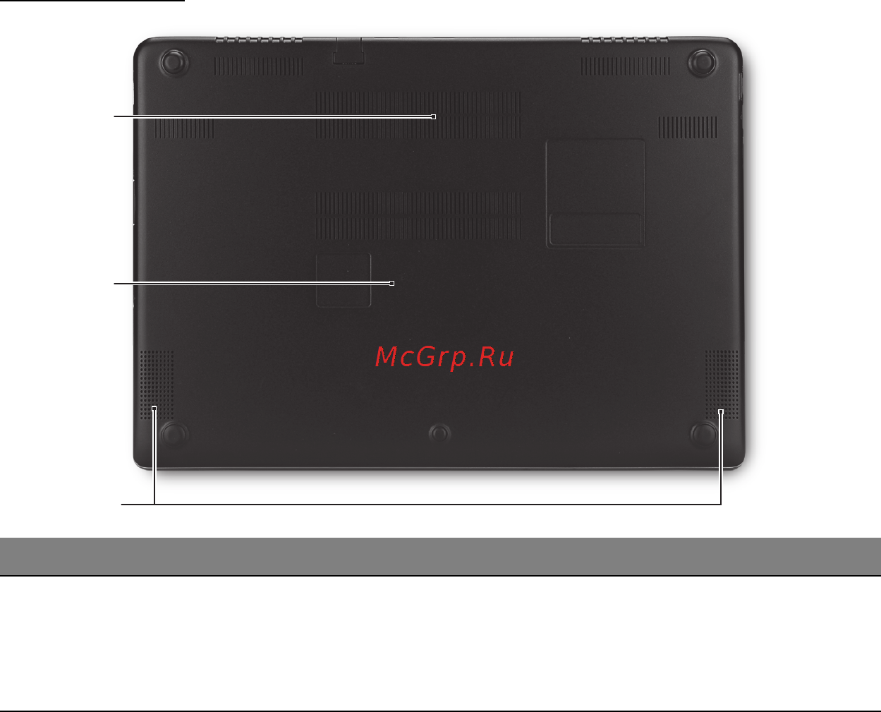 Acer ASPIRE V5-472G [34/127] Вид снизу