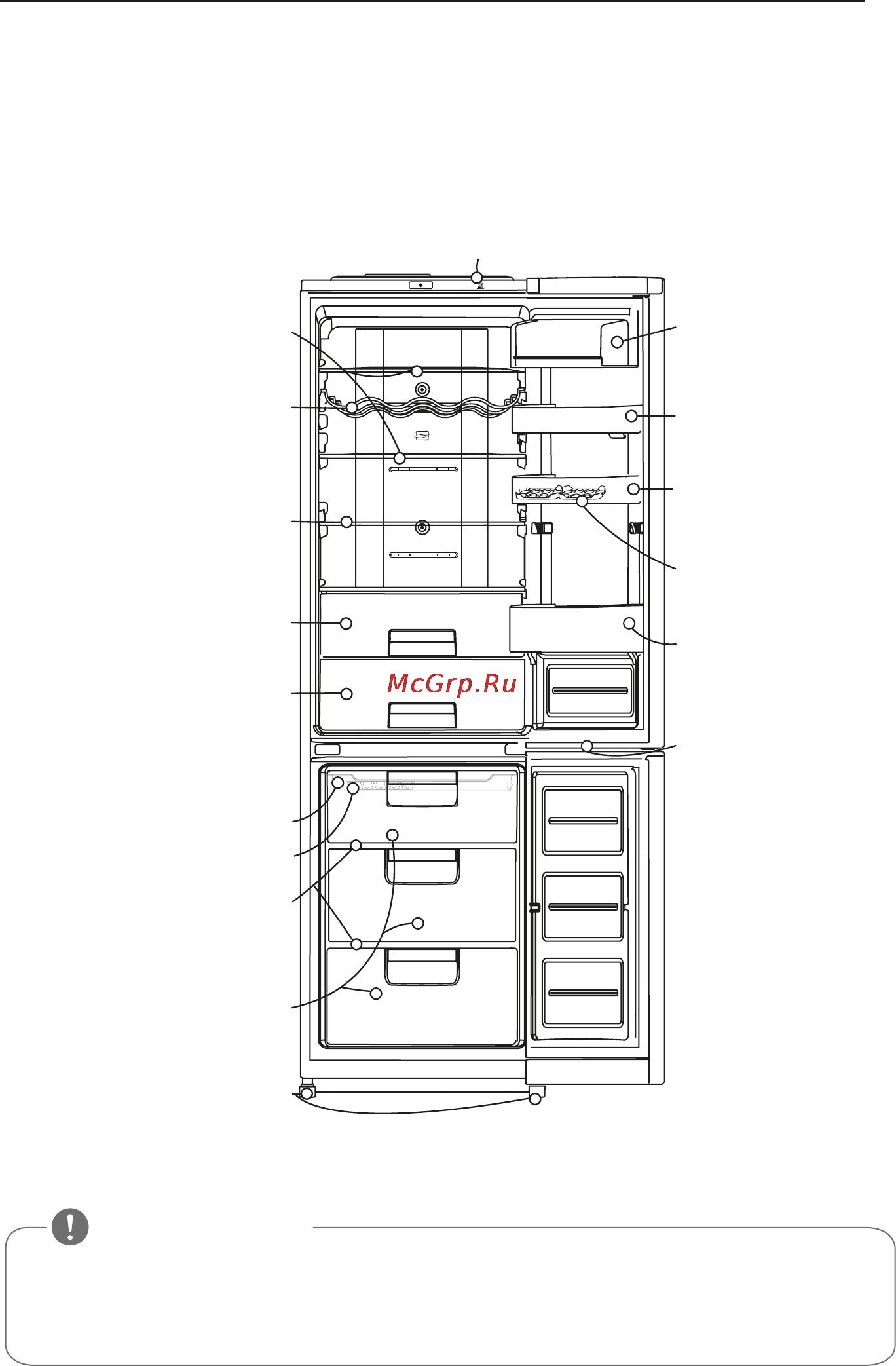 LG GA-M589ZEQZ [11/32] Лампа морозильного отделени