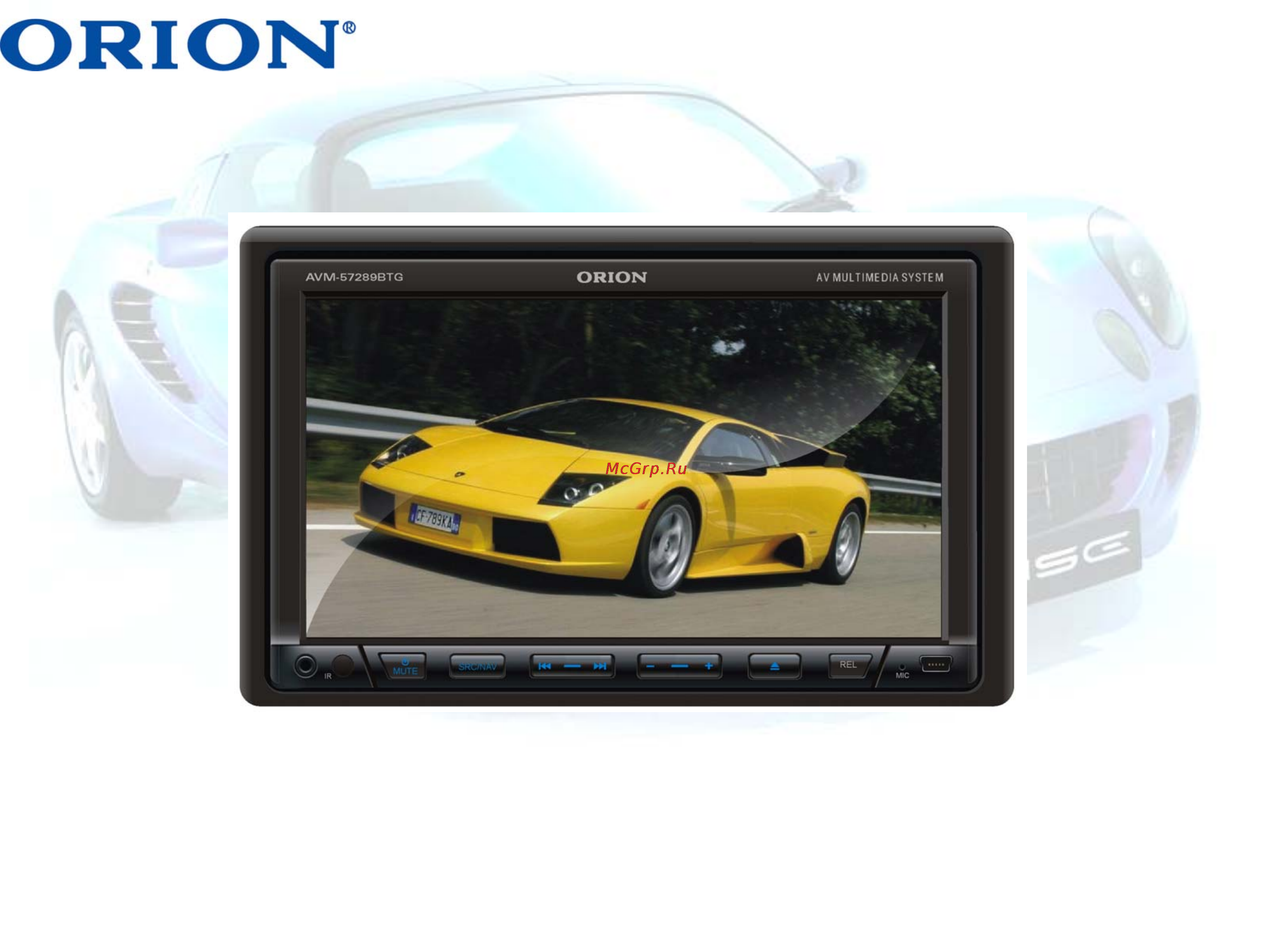 Orion AVM-57289BTG Инструкция по эксплуатации онлайн