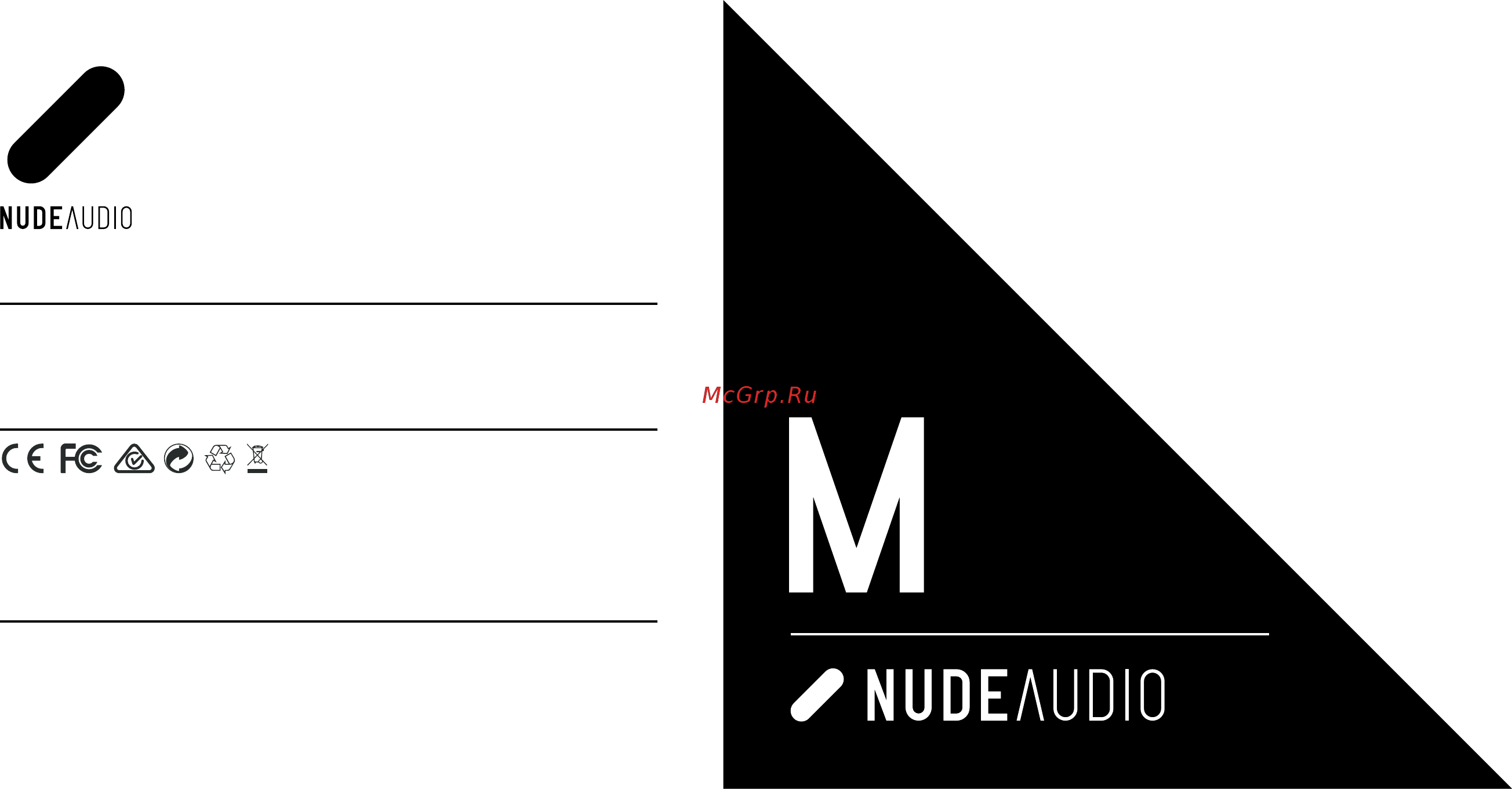 Nude Audio PS003CLG Move M Инструкция по эксплуатации онлайн