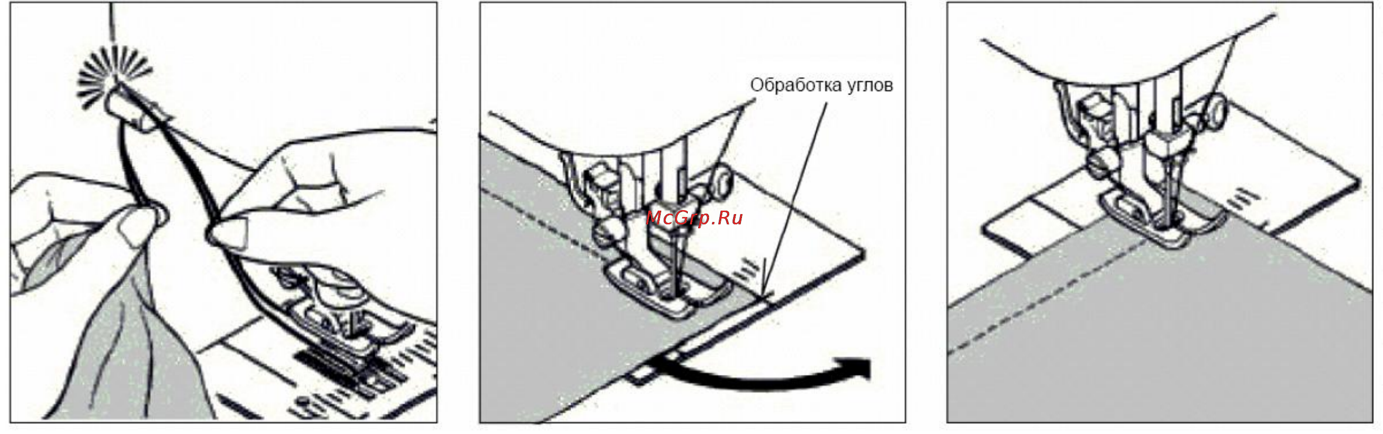 Orion OR-SEW02 [24/38] Вынуть ткань