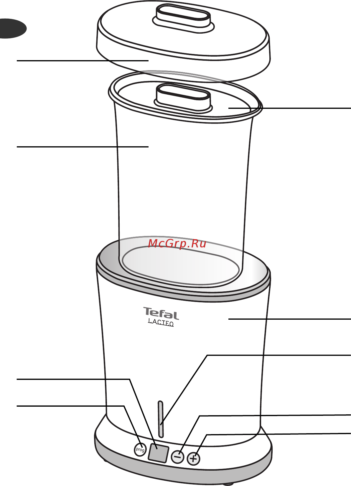 Tefal Lacteo YG260132 Инструкция по эксплуатации онлайн [4/16] 97989