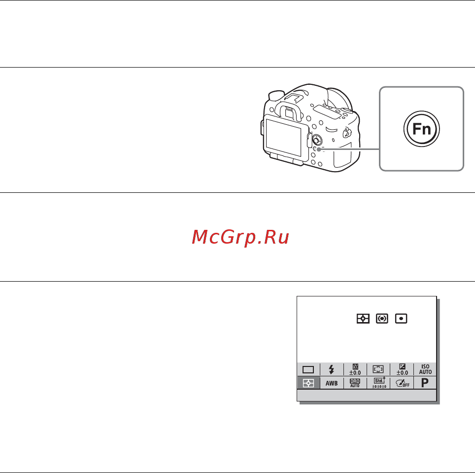 Sony Alpha ILCA-A77 II Kit 18-135 Black (ILCA-77M2M) [402/675] Wybór funkcji wykorzystującej przycisk fn funkcja
