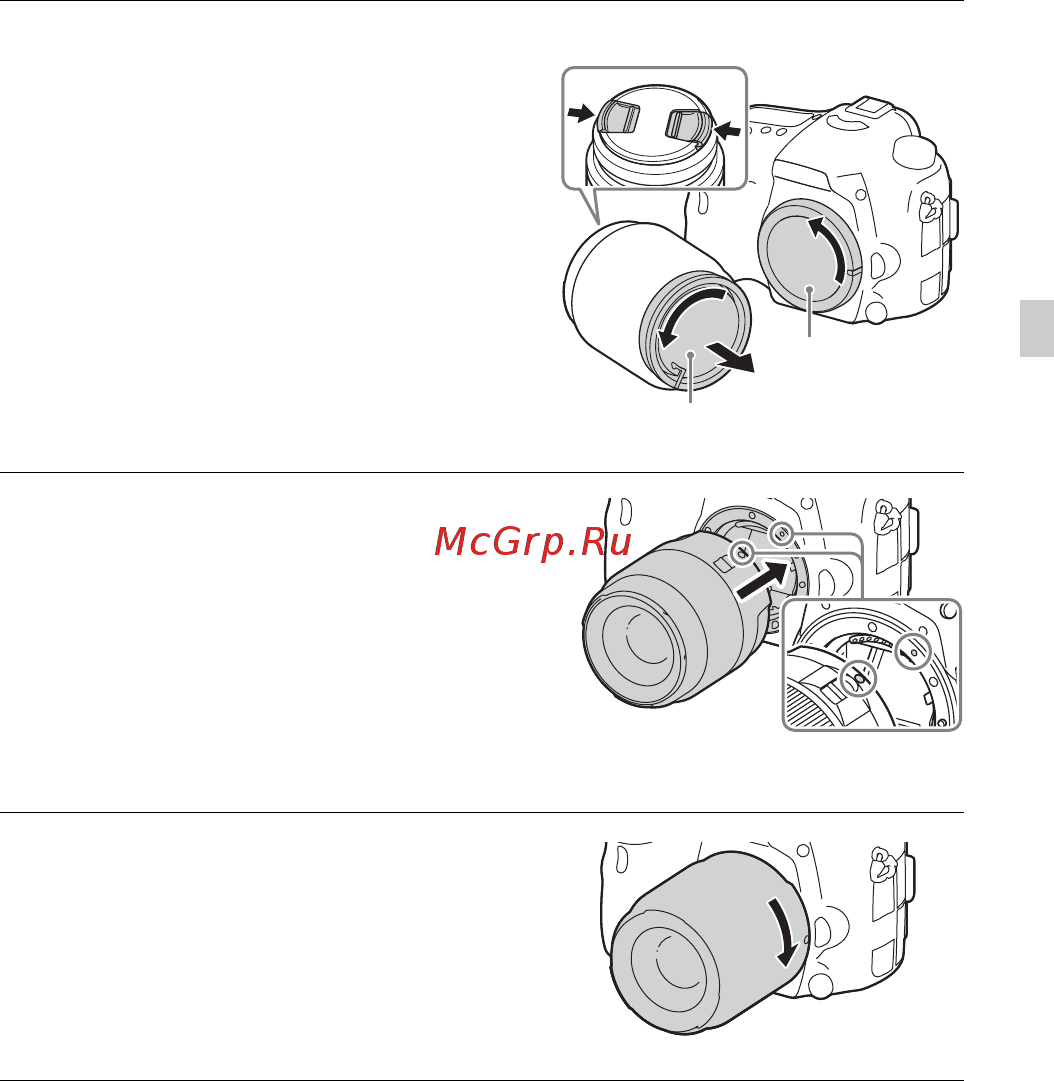 Sony Alpha ILCA-A77 II Kit 16-50 Black (ILCA-77M2Q) Black [27/675] Attaching a lens
